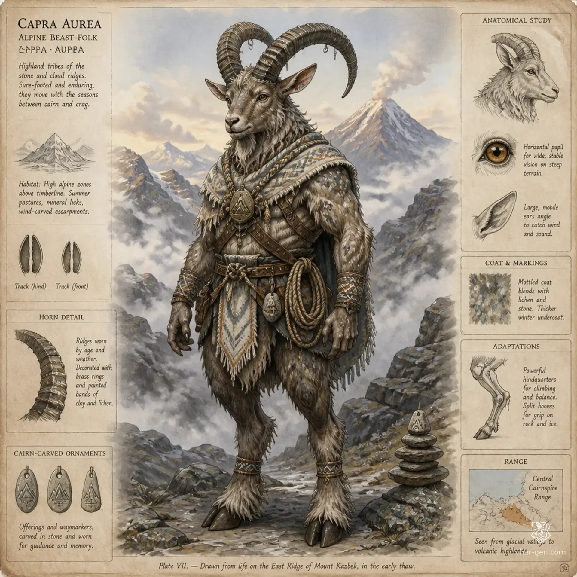 Skyhorns - AI-generated fantasy Species