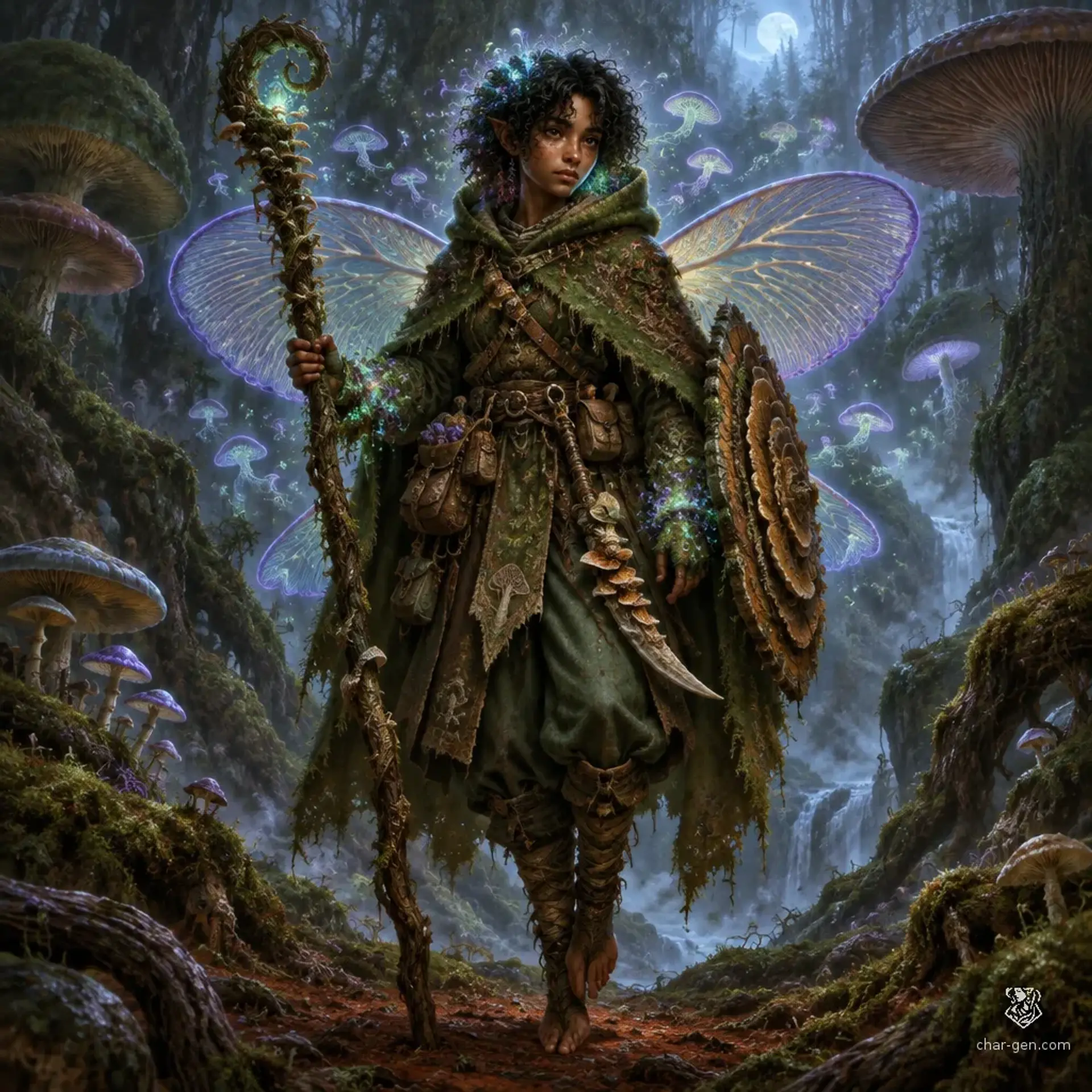 Inkcap - AI-generated fantasy Character