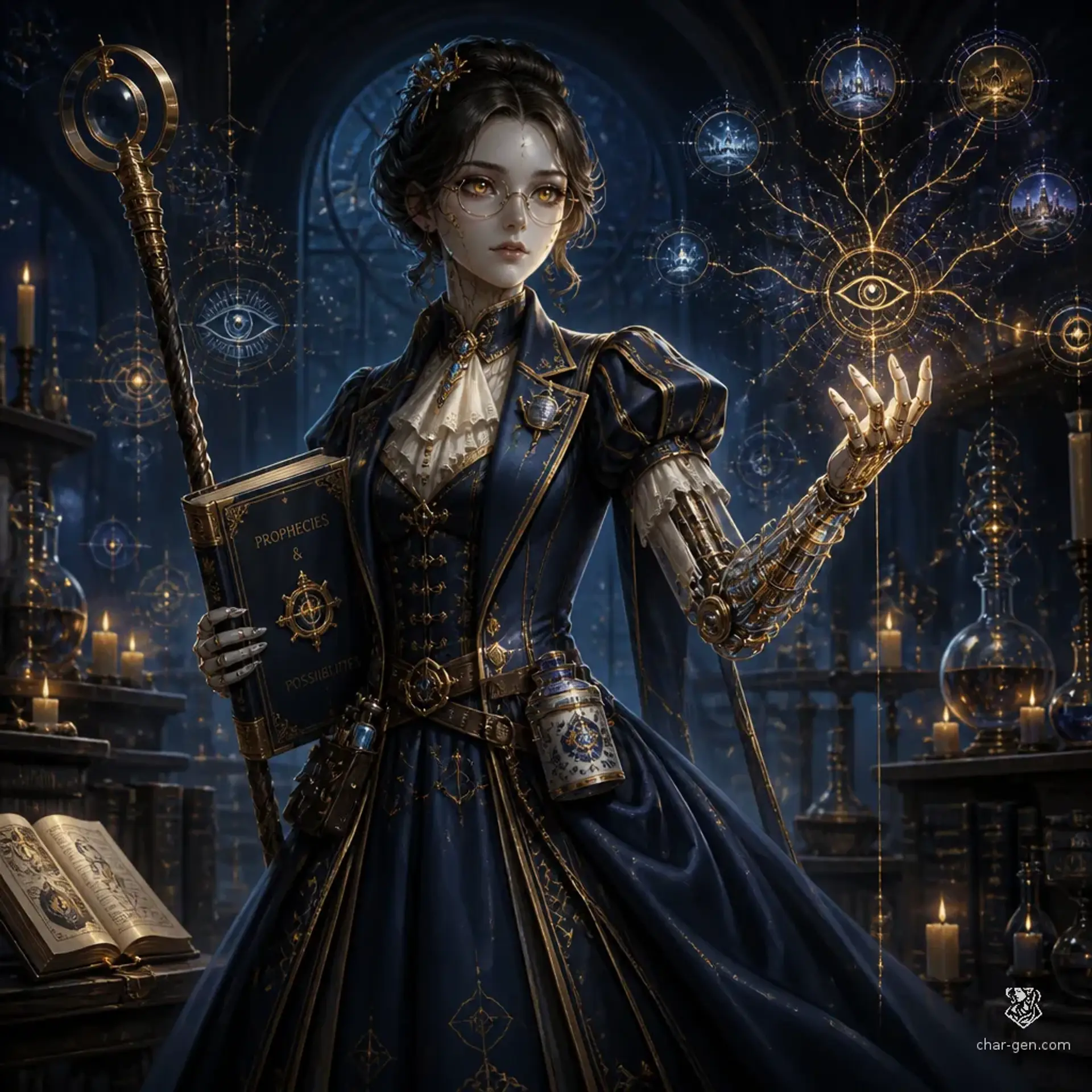 Miss Reyna - AI-generated fantasy Character