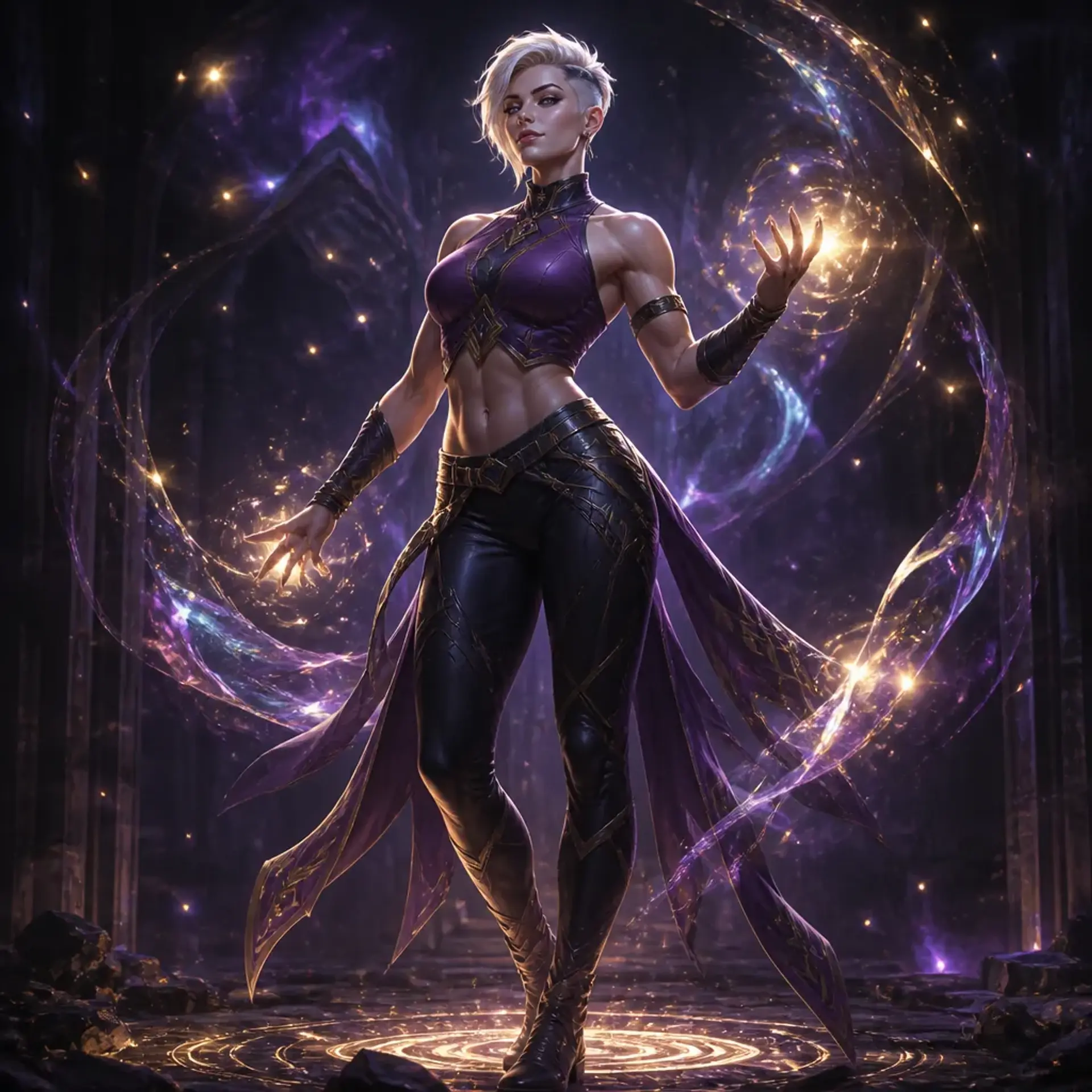 Serriah - AI-generated fantasy Character