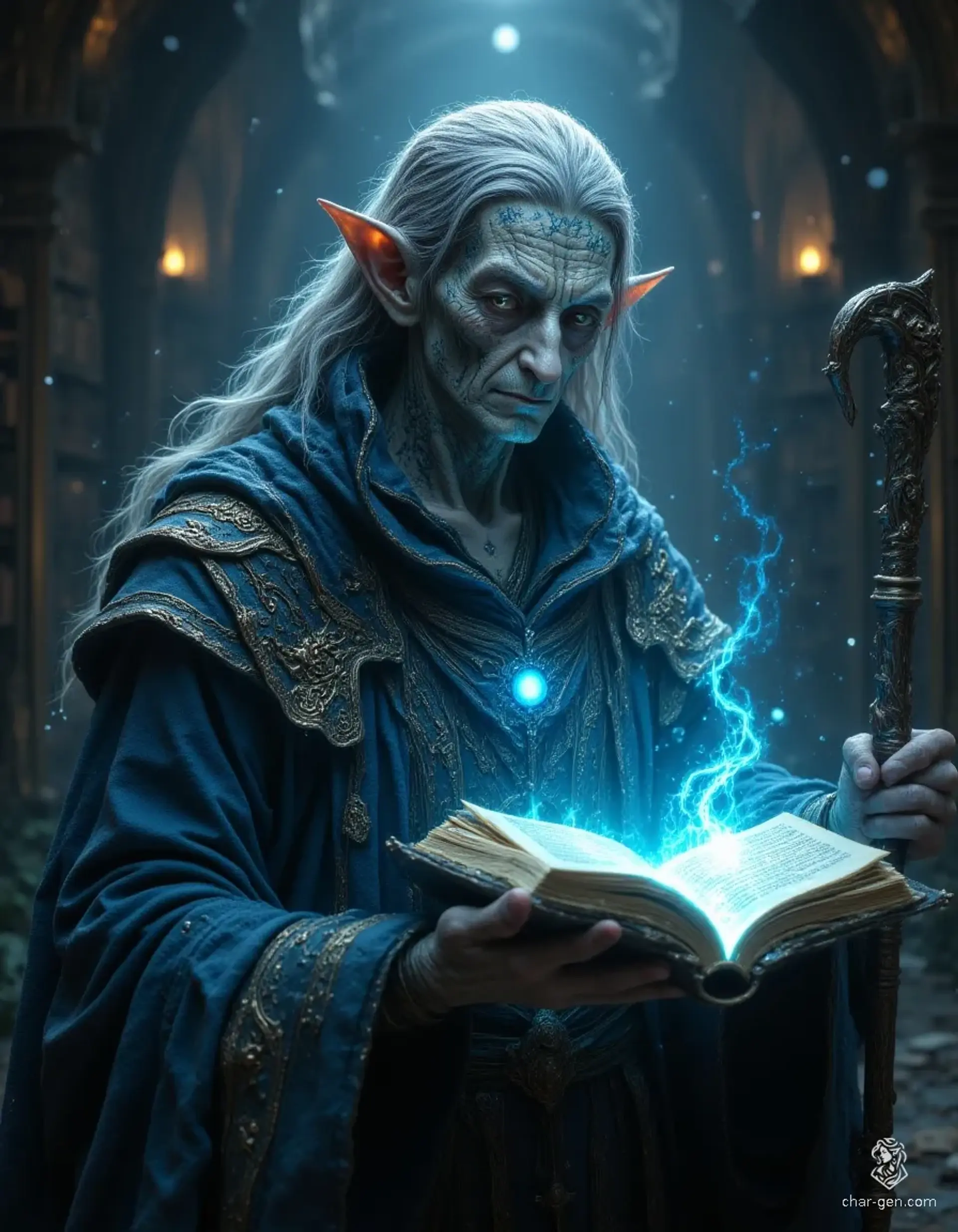 Elarin Vhaeloras - AI-generated fantasy NPC