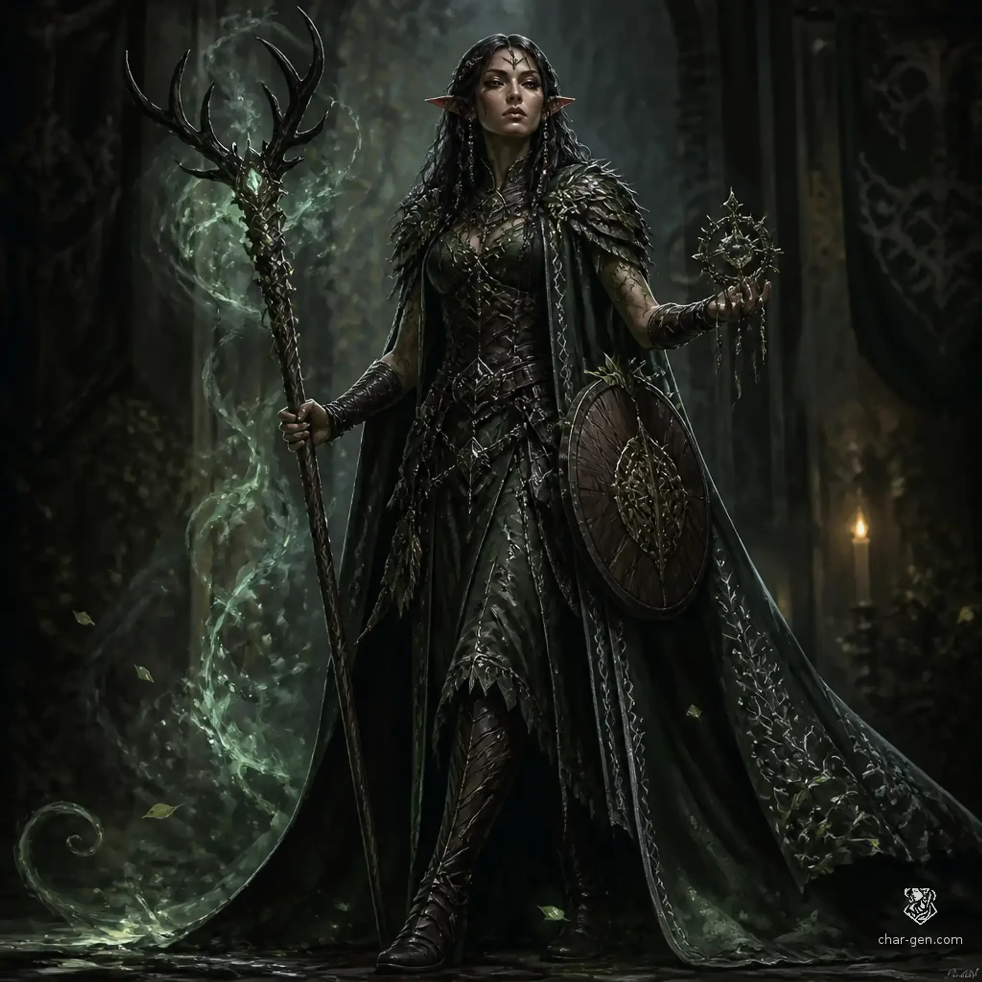 Evelyne - AI-generated fantasy Character