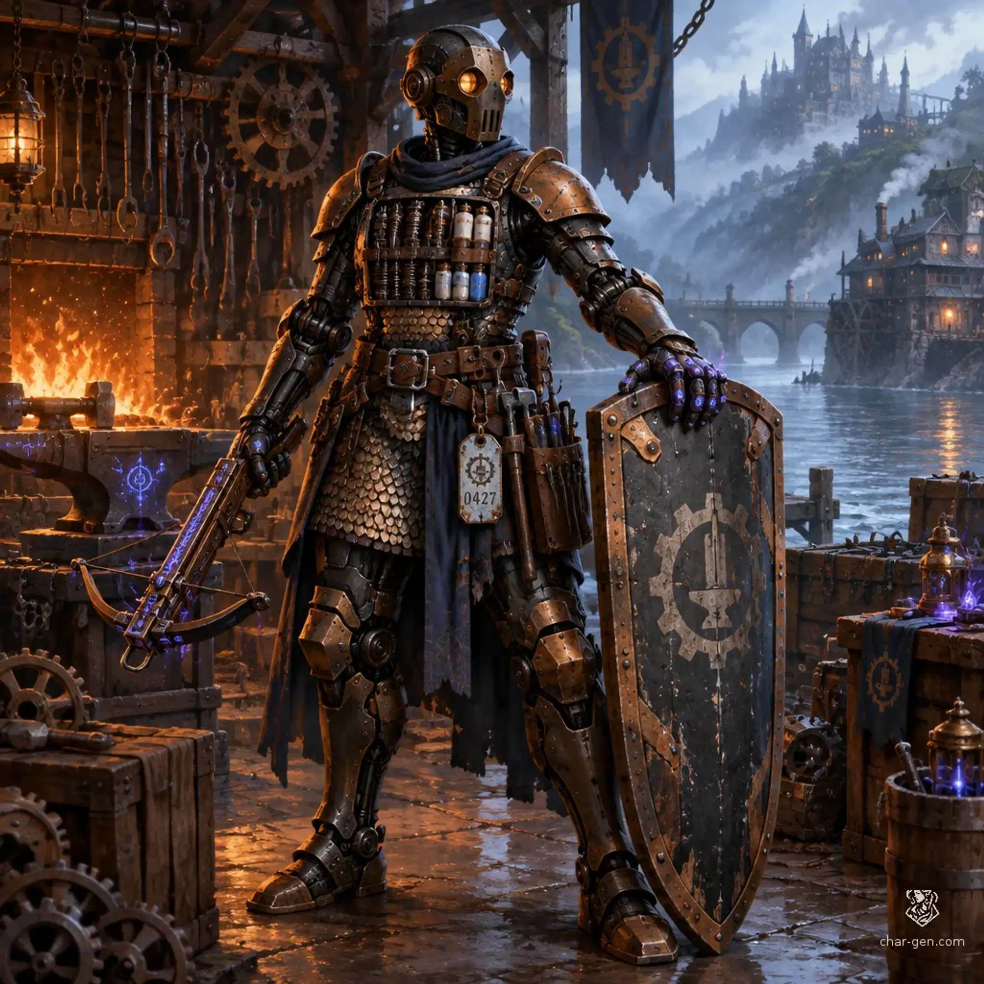 F.O.R.G.E - AI-generated fantasy Character