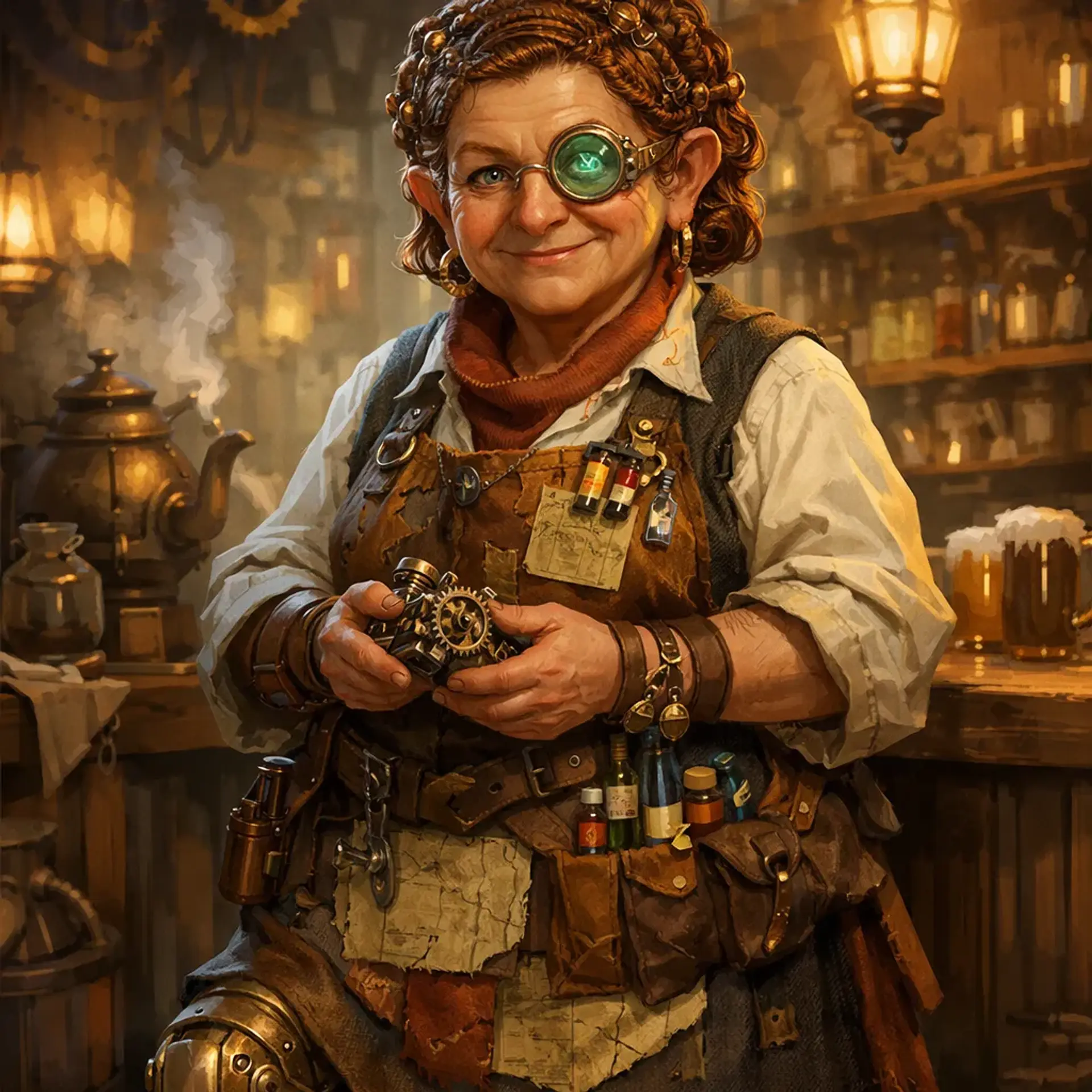 Etta Gearwell - AI-generated fantasy NPC