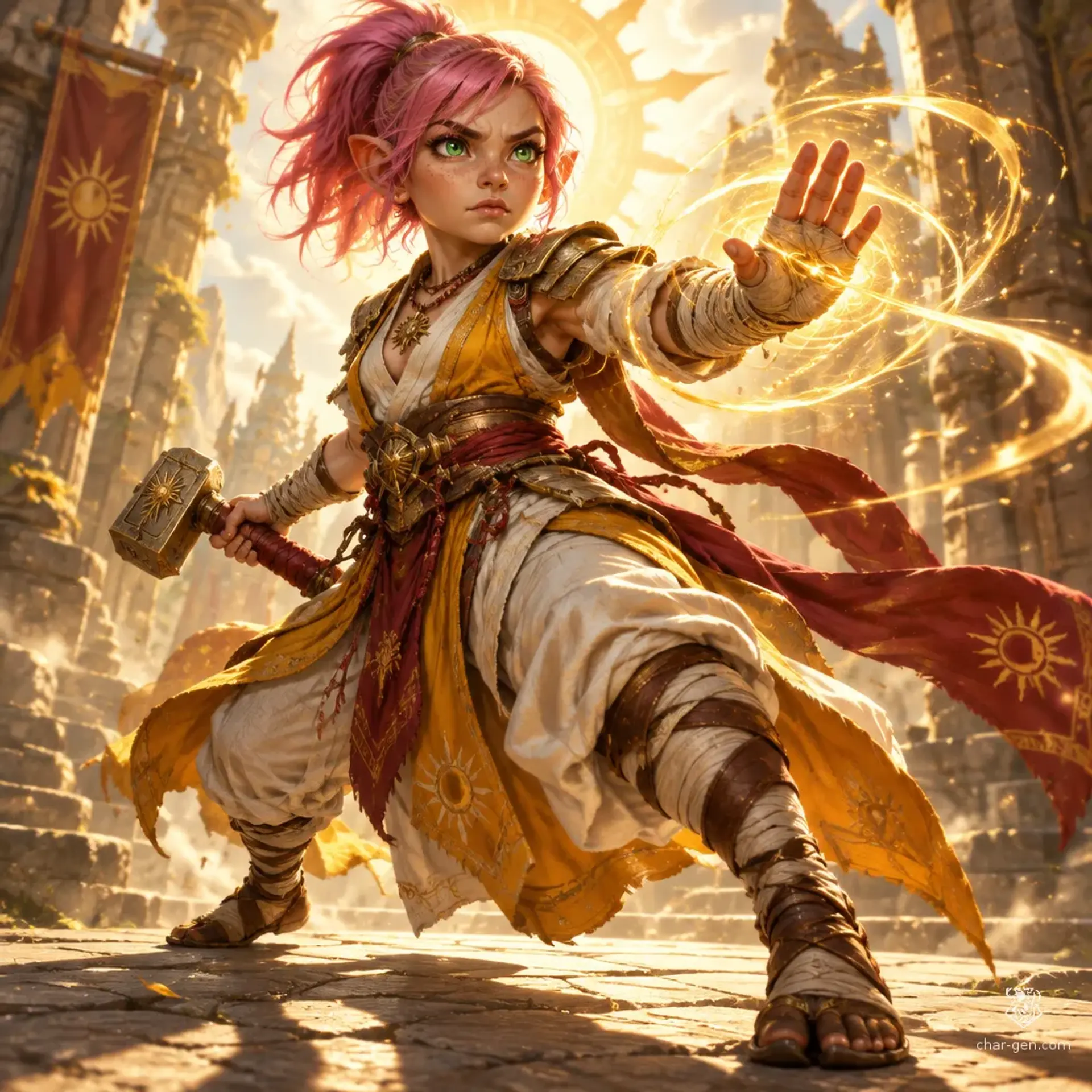Amy Rose - AI-generated fantasy Character
