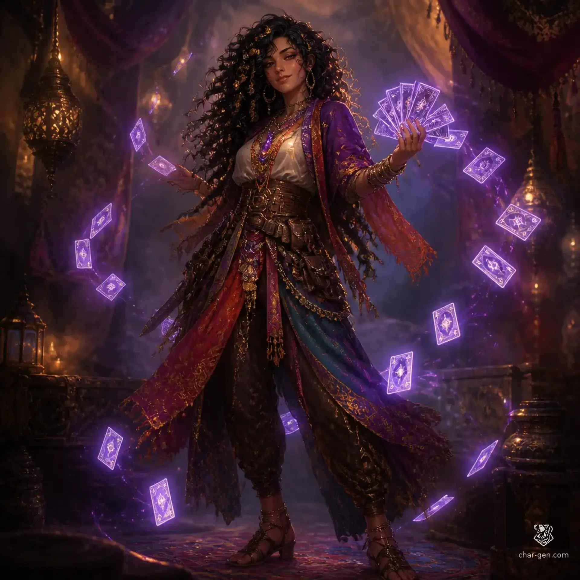 Dahna - AI-generated fantasy Character