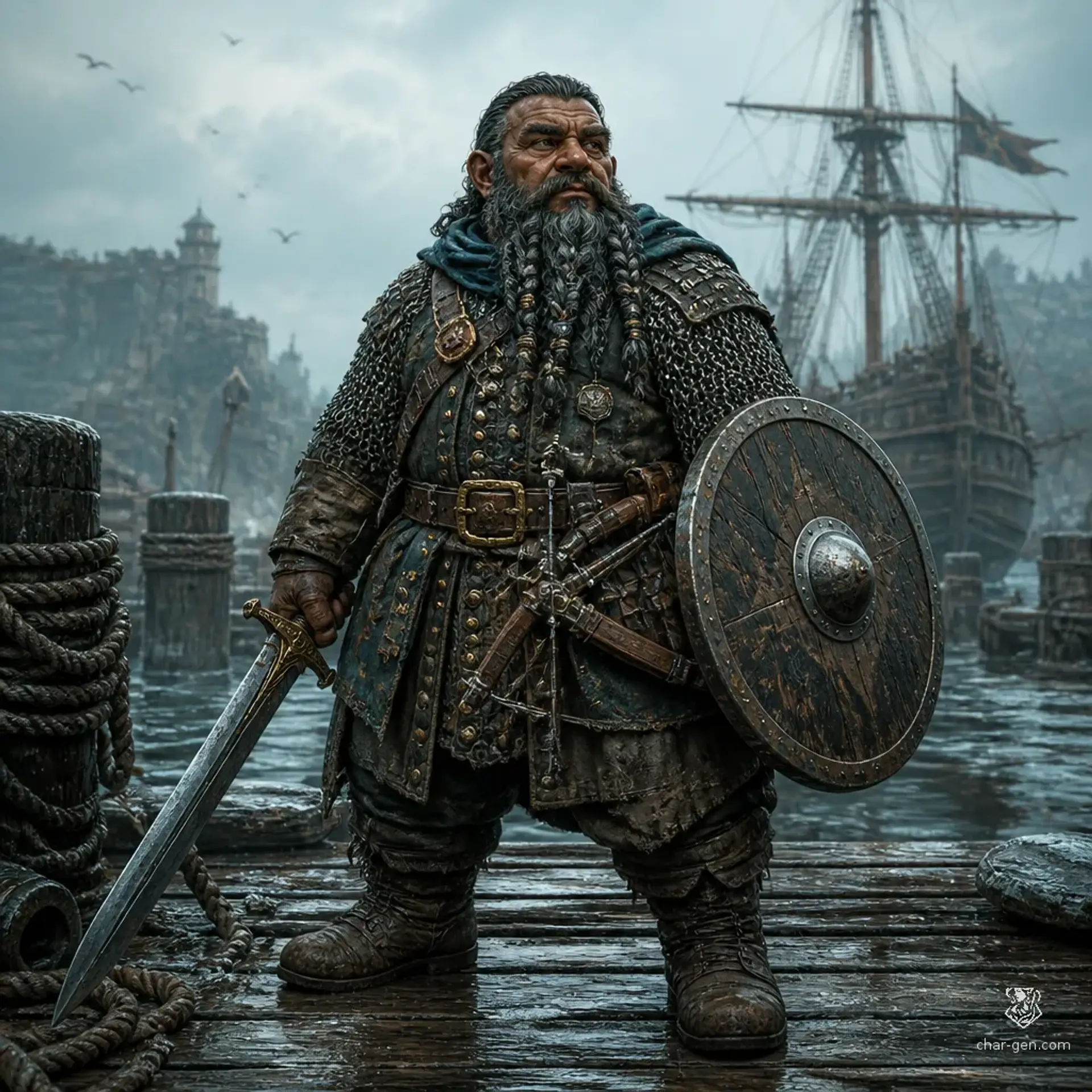 Bimli son of Colin - AI-generated fantasy Character
