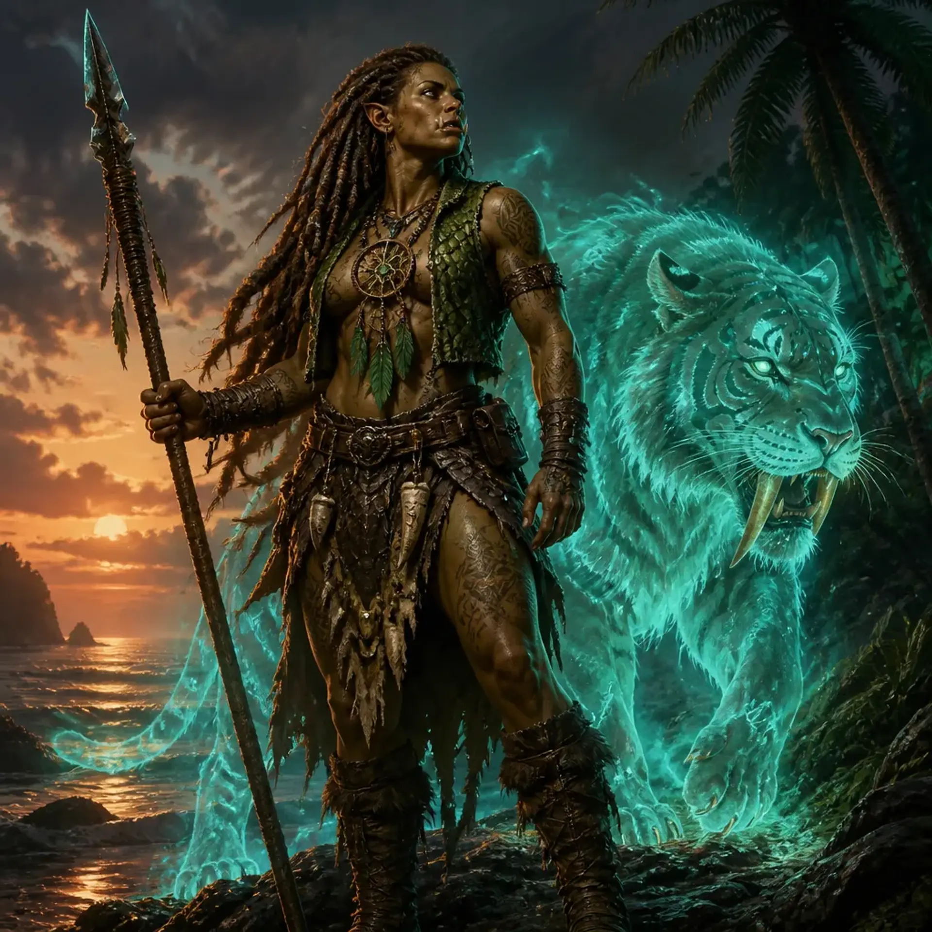 Annara ociana khanis - AI-generated fantasy Character