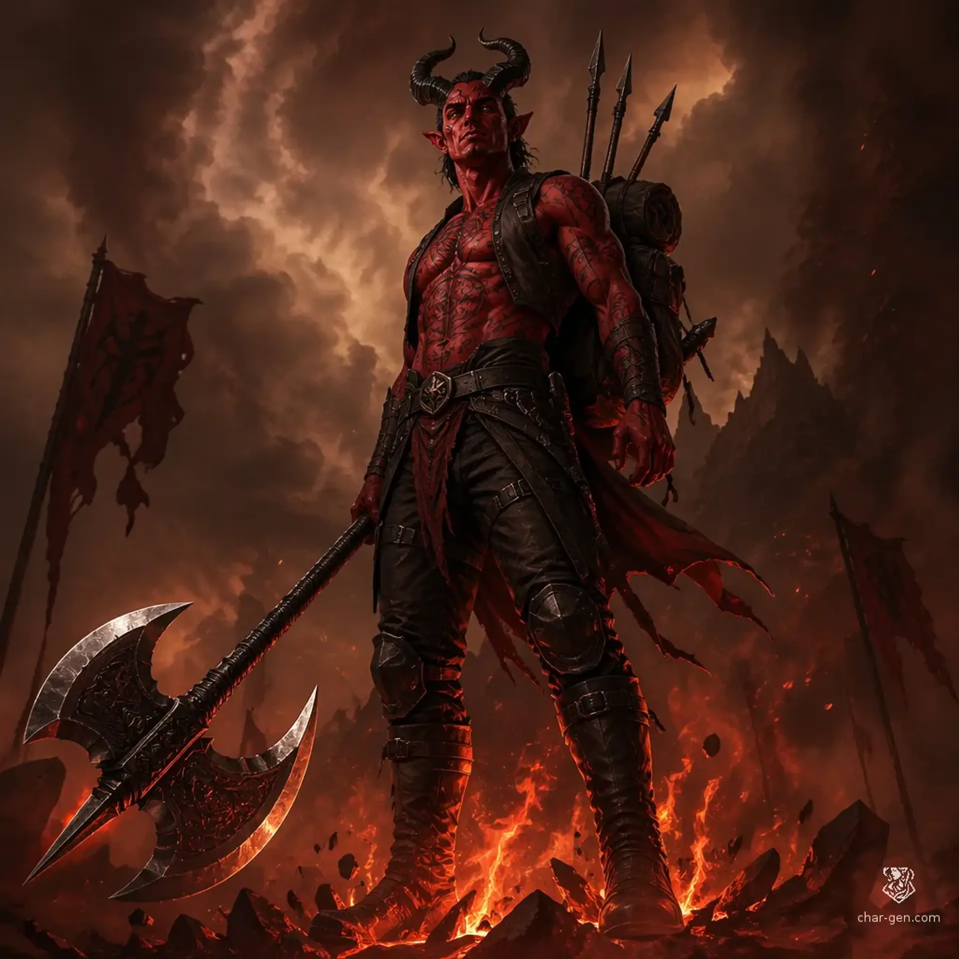 Sarasa - AI-generated fantasy Character