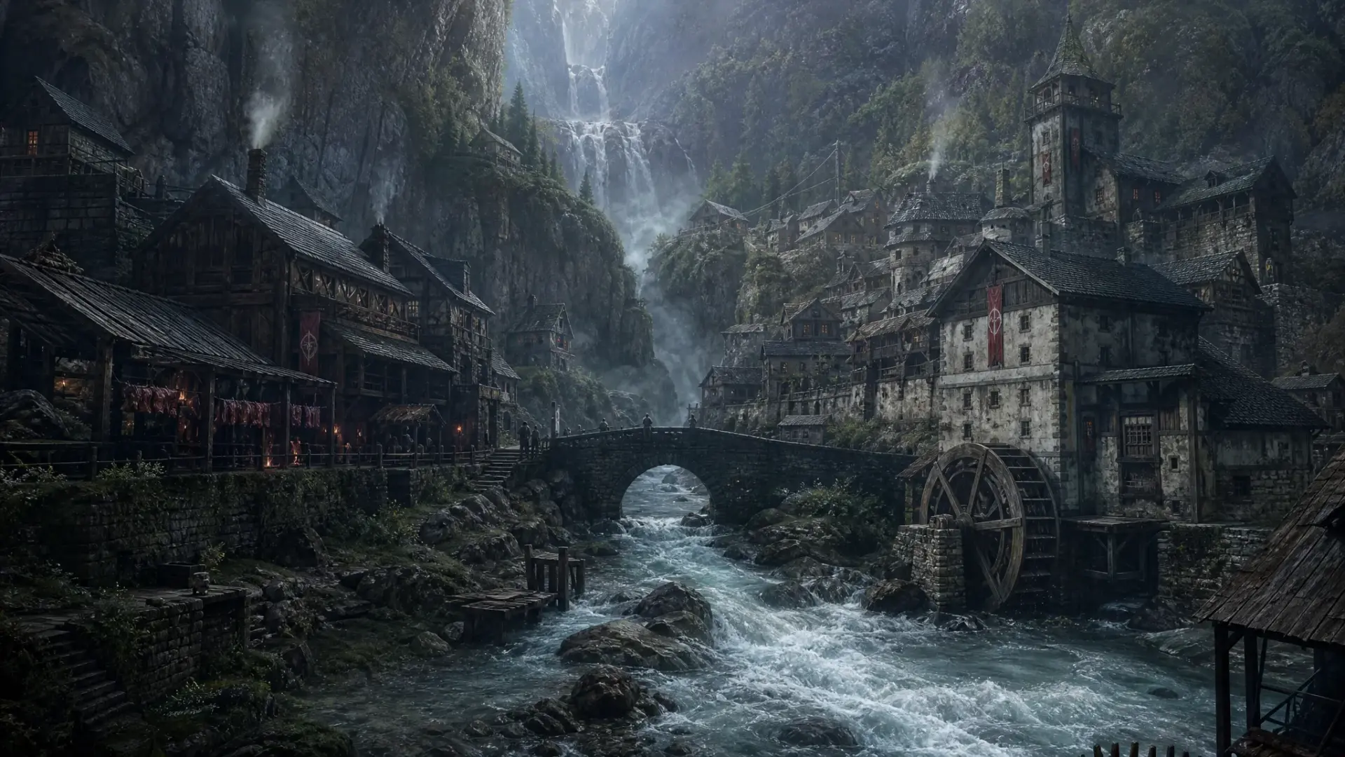 Blackiron Hollow - AI-generated fantasy Settlement