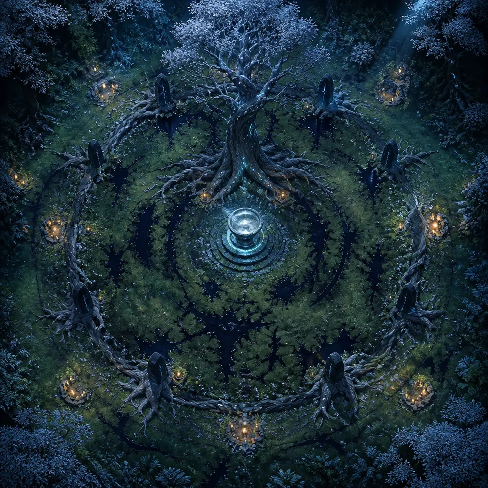 Cleanse the Eldertree Before the Shadows Take Root - AI-generated fantasy Encounter