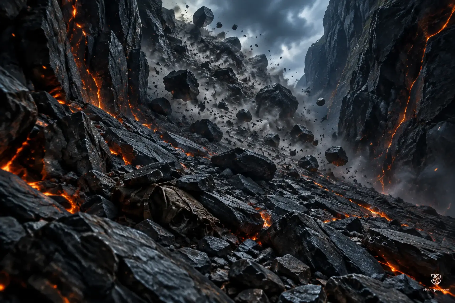 Cindervein Rock Slide