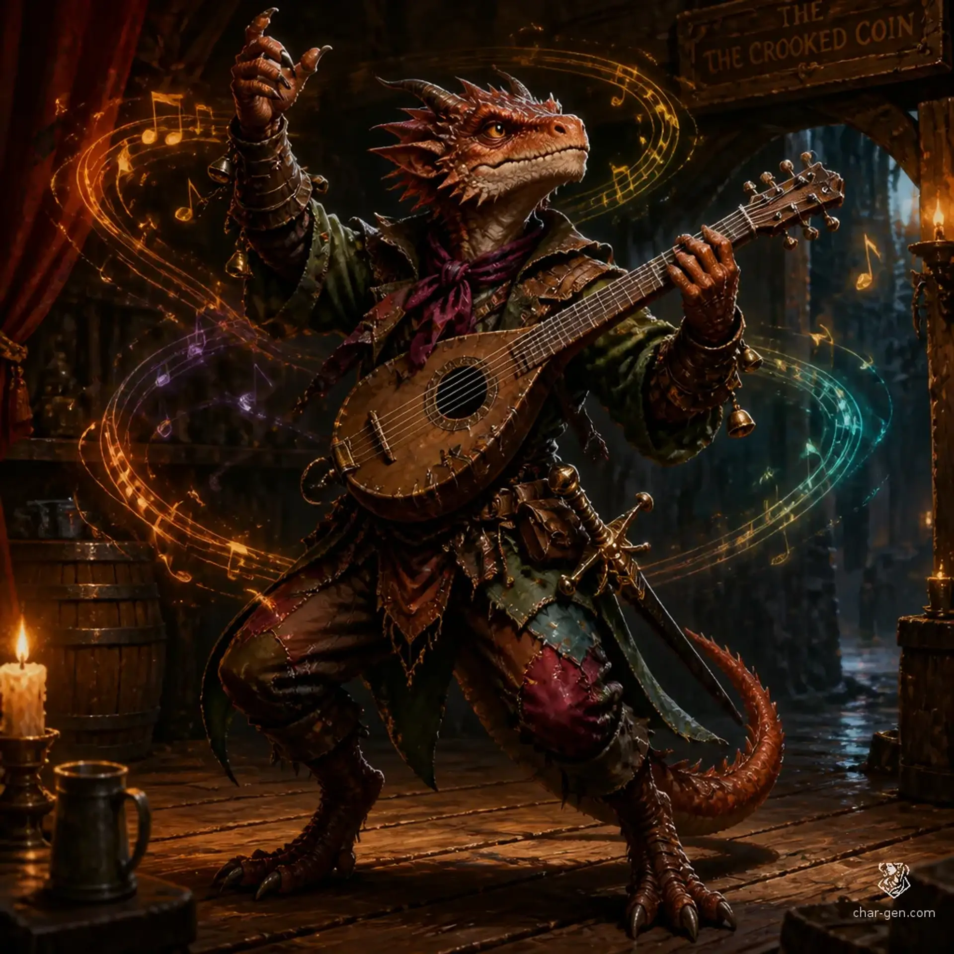 Finneas Geltor - AI-generated fantasy Character