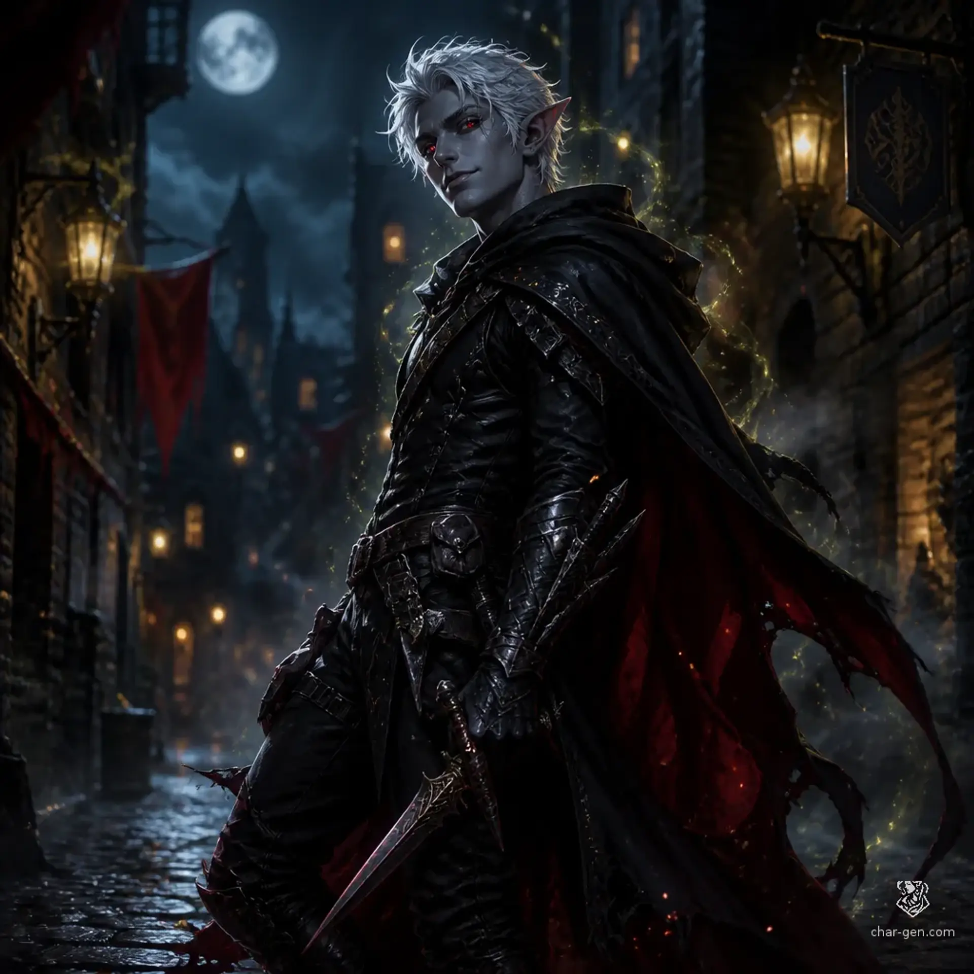 Kaelen - AI-generated fantasy Character