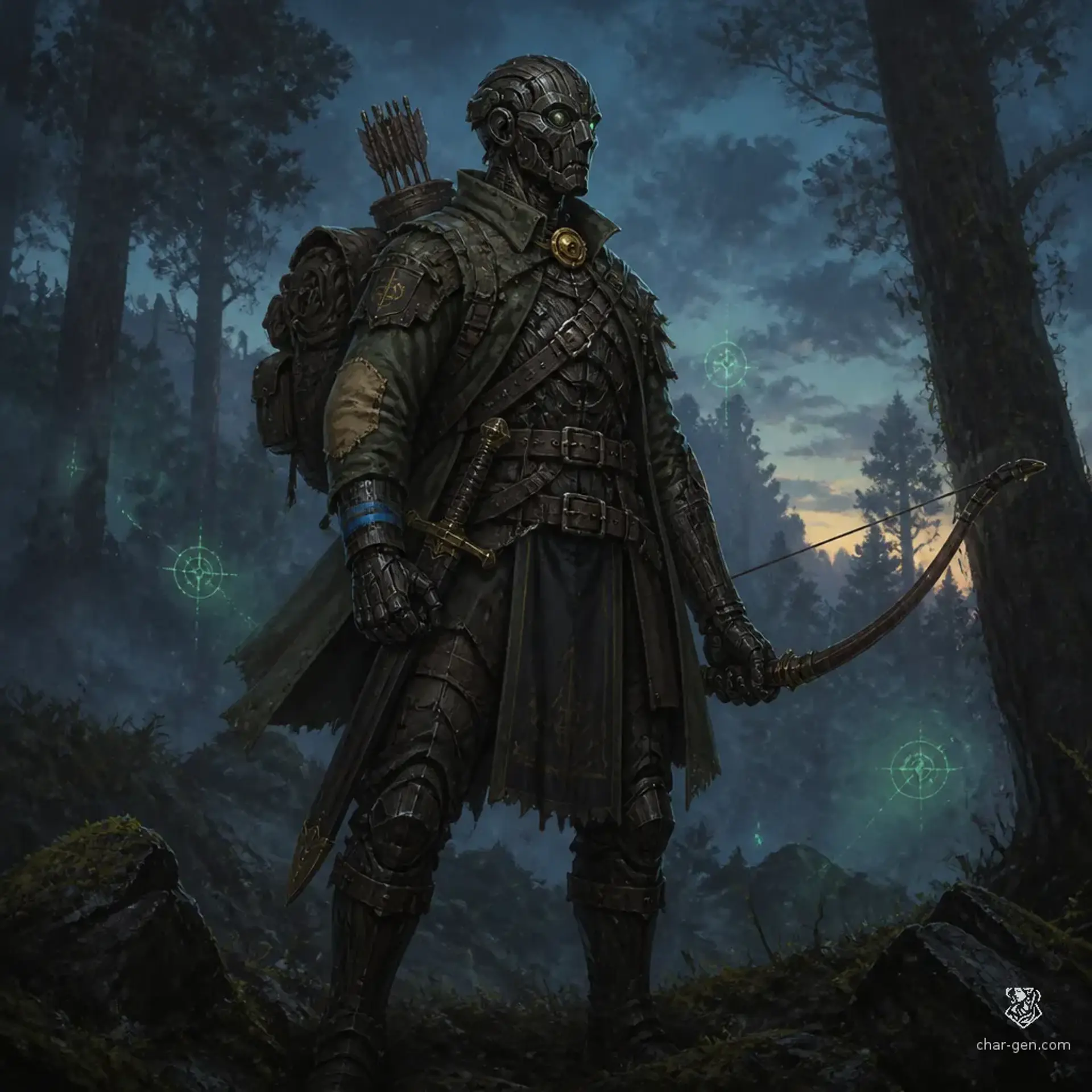 Brann - AI-generated fantasy Character