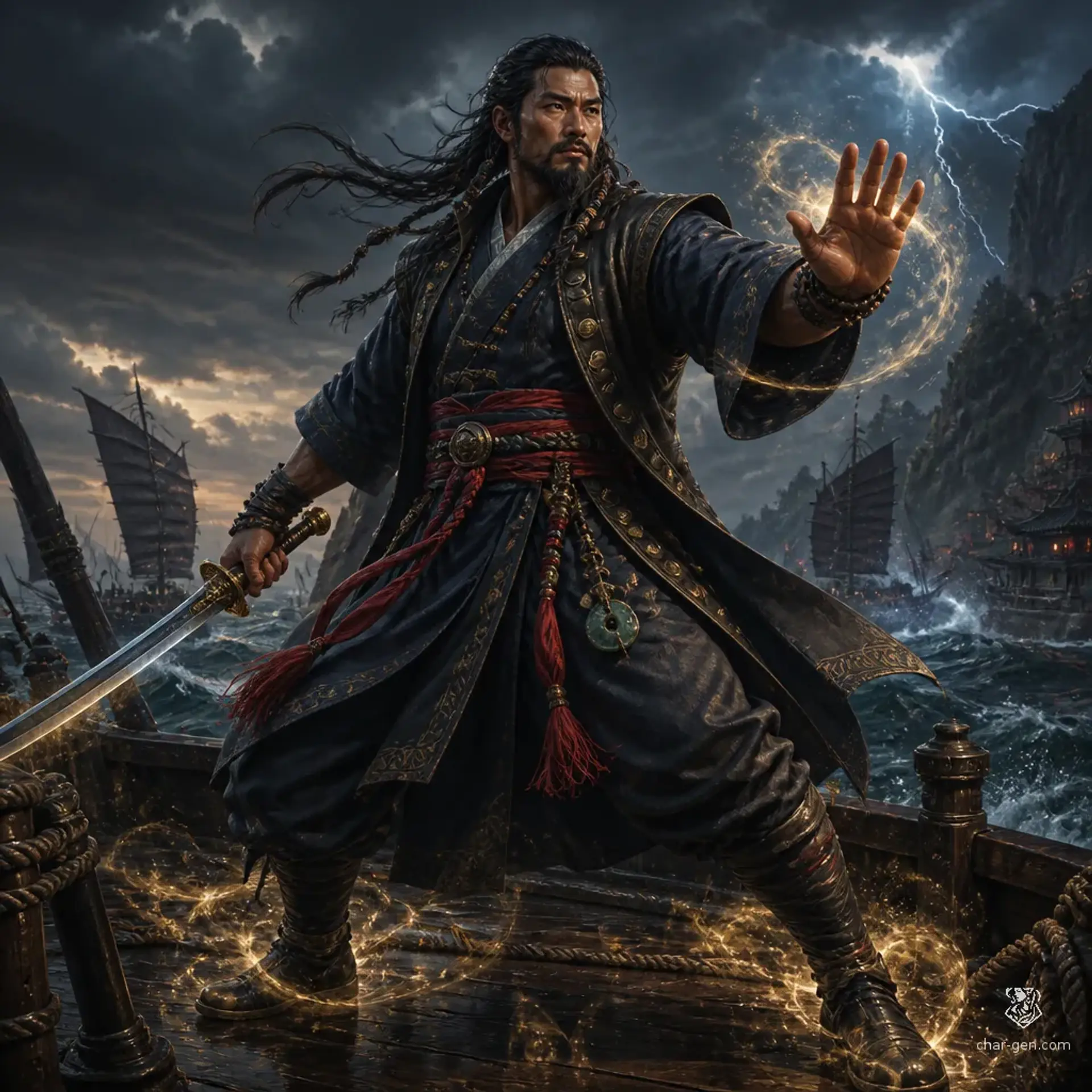Wei-Ea-Lung - AI-generated fantasy Character