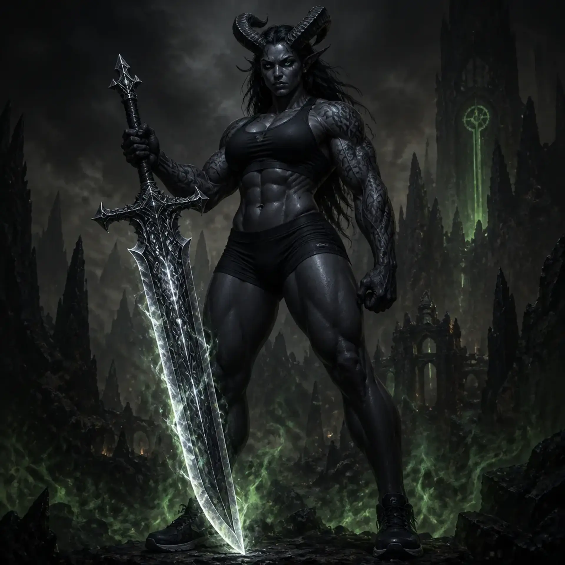 Kora Vane - AI-generated fantasy Character