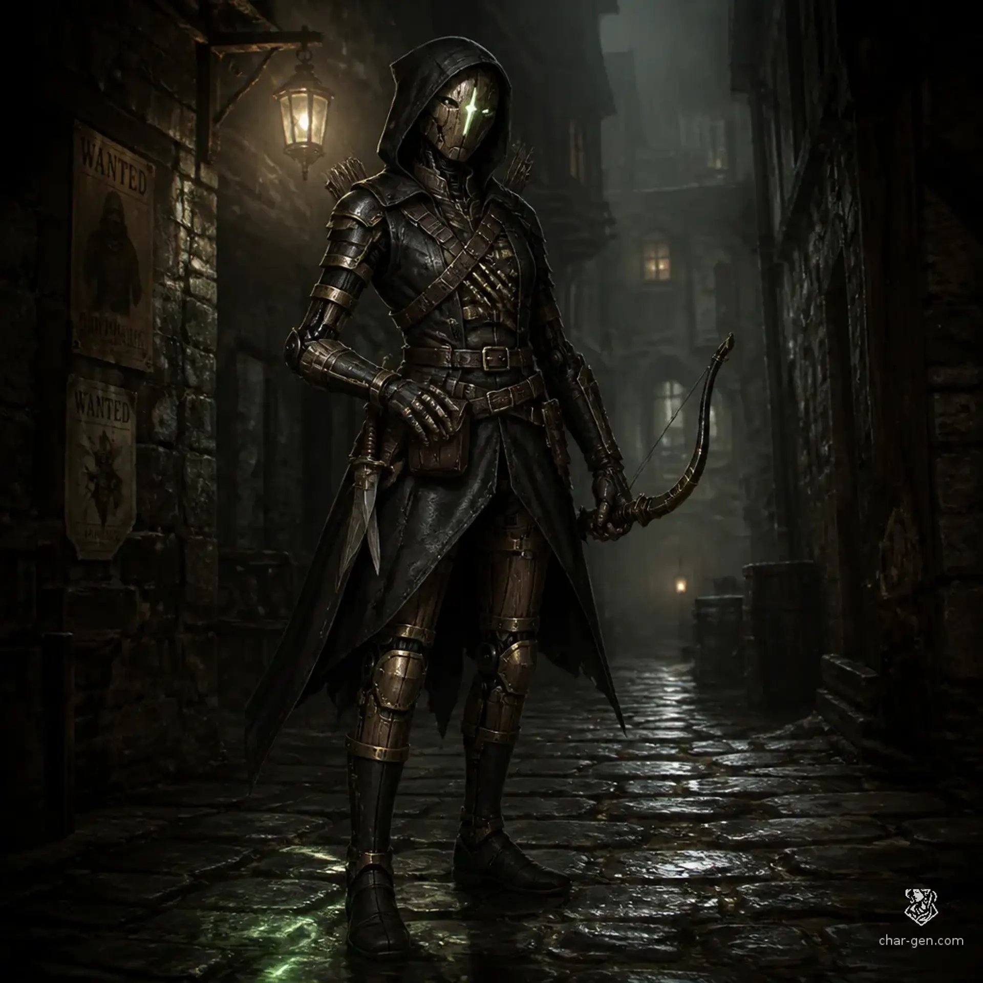 Venn D. - AI-generated fantasy Character