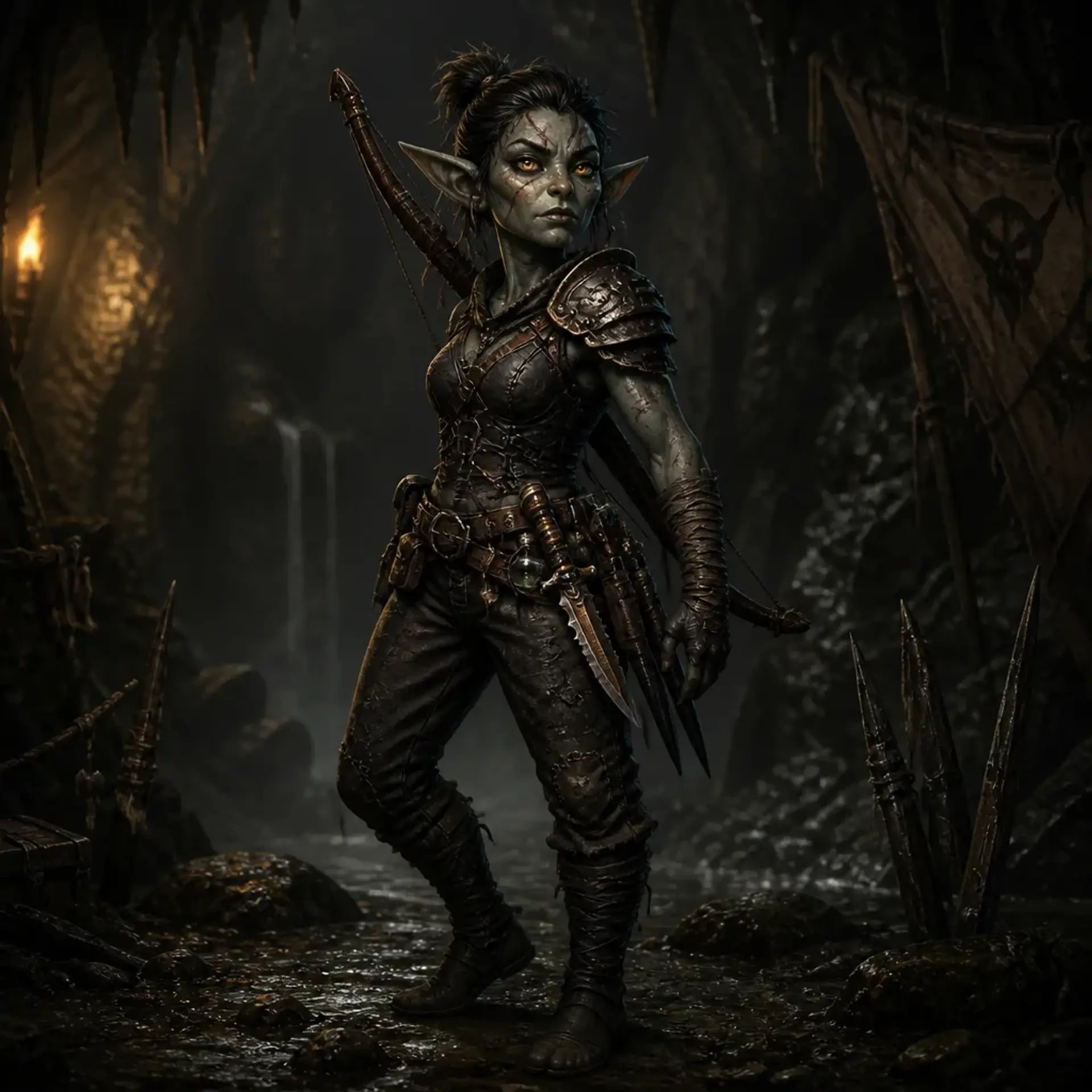 Vitha Ashmark - AI-generated fantasy Character