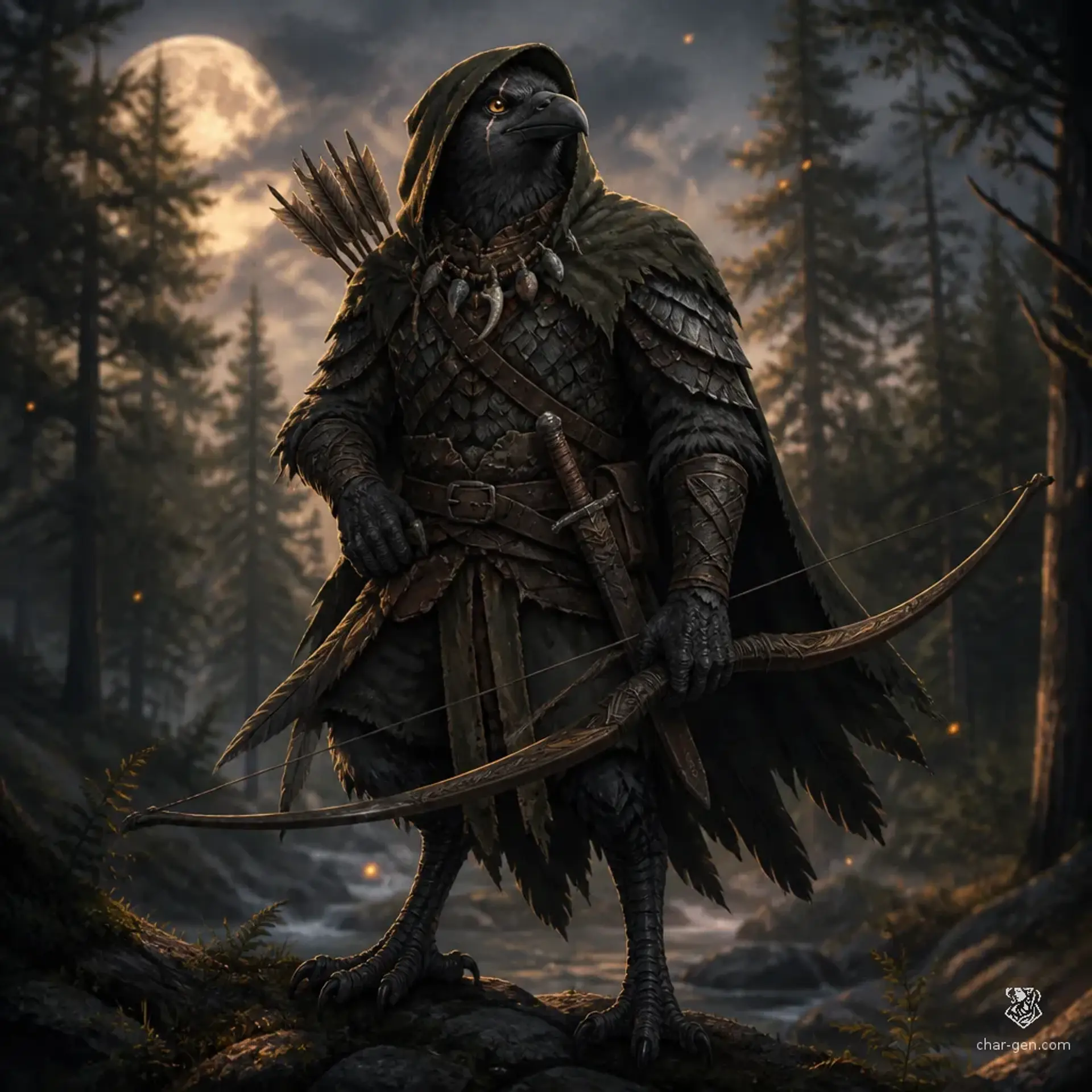 Scrib - AI-generated fantasy Character