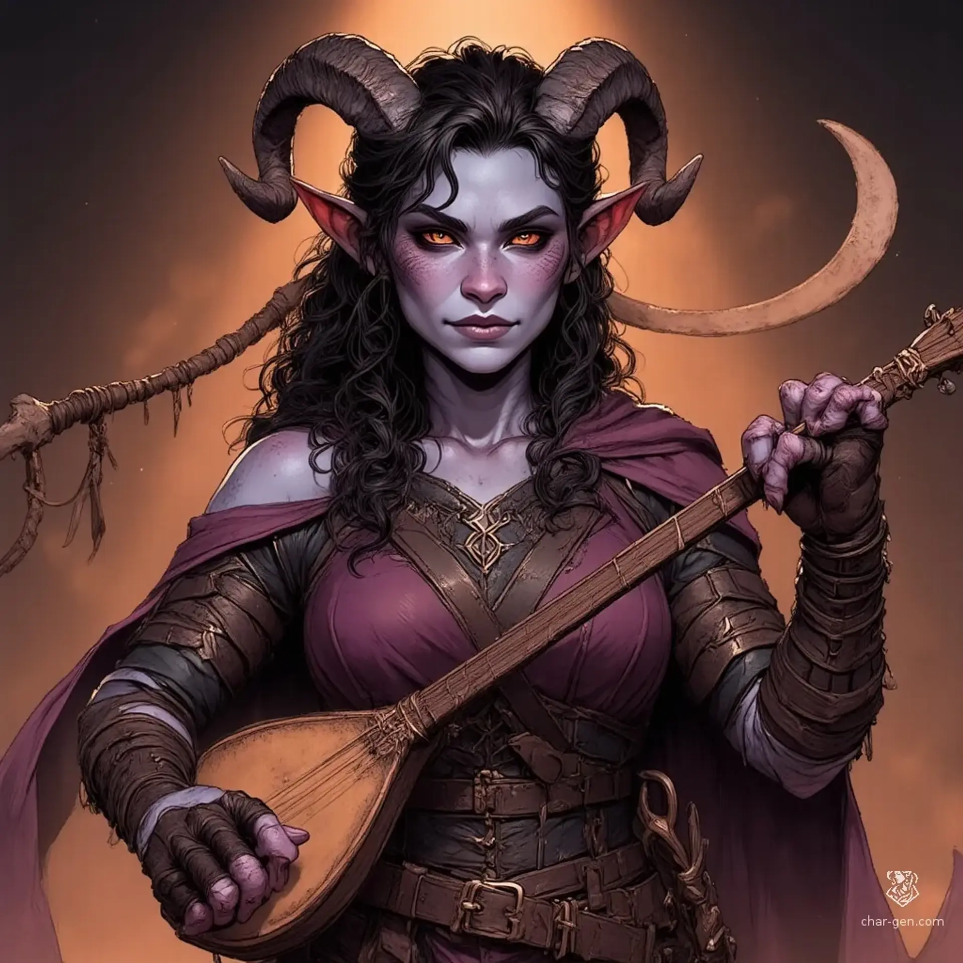 Serethiel Vaurn - AI-generated fantasy NPC