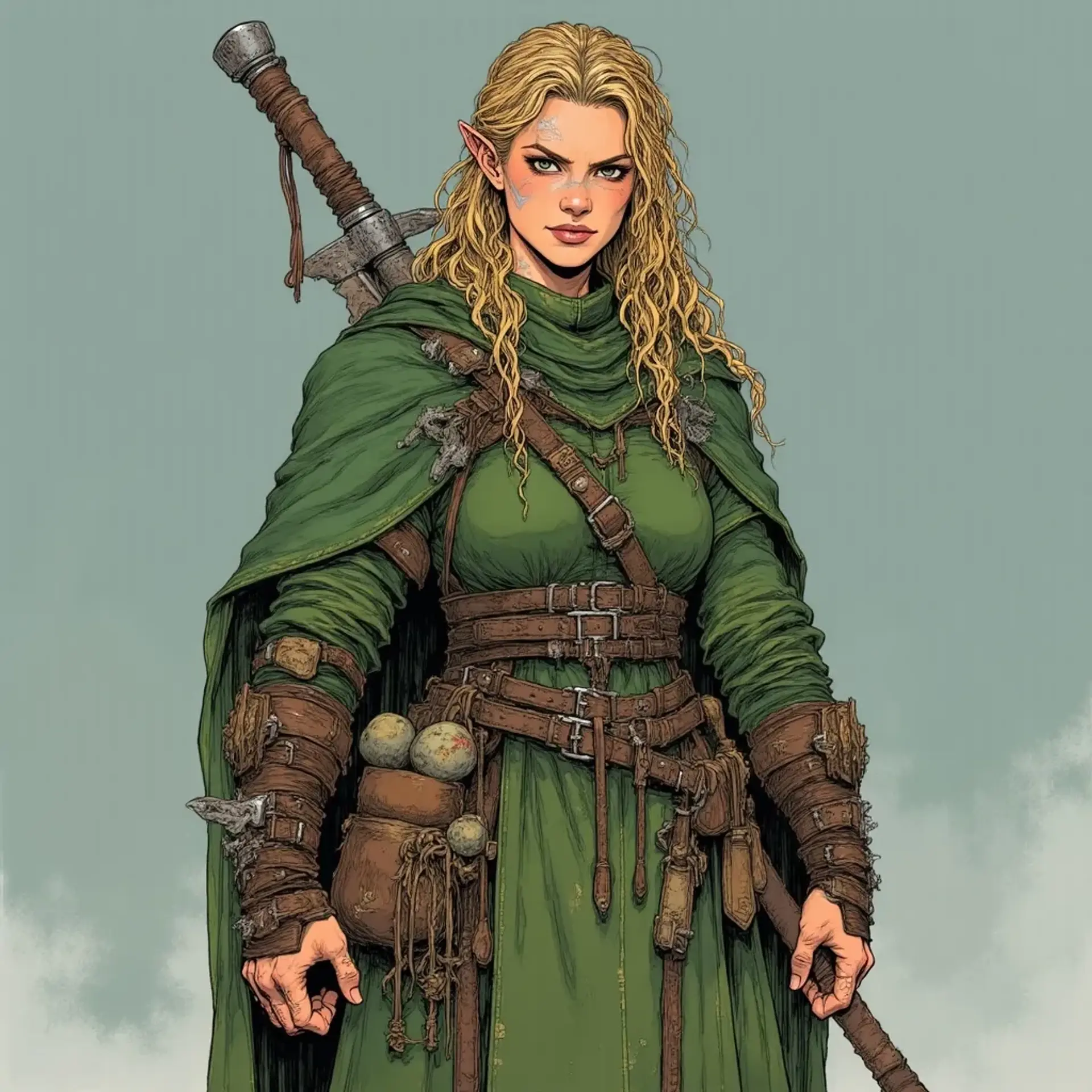 Mirelle Voss - AI-generated fantasy NPC