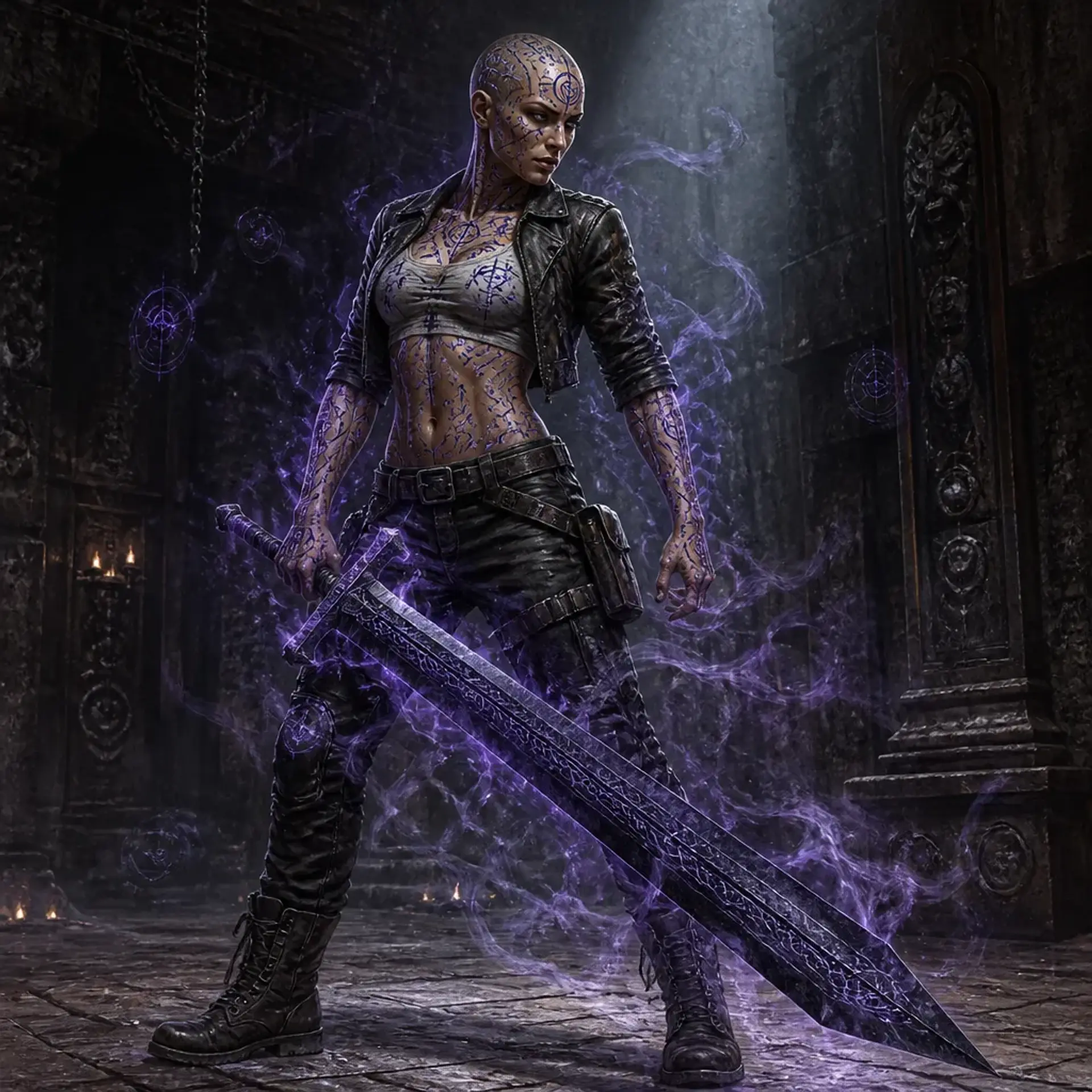 Valka Redwire - AI-generated fantasy Character