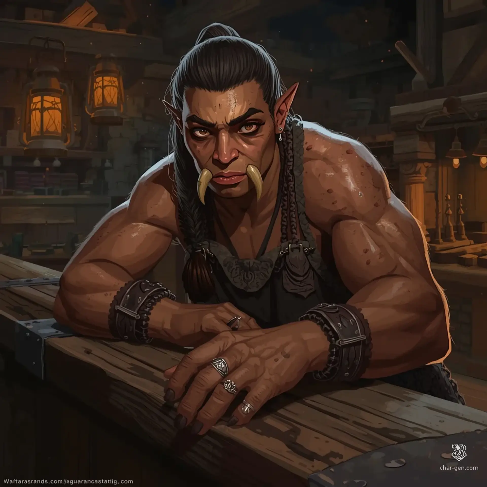 The Splintered Cask - AI-generated fantasy Tavern