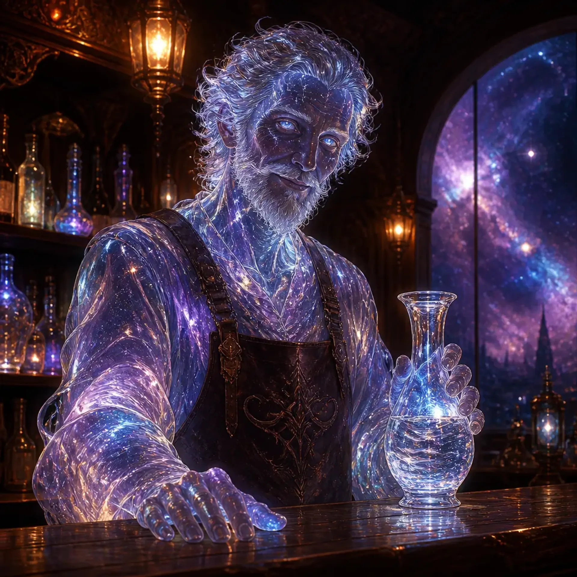 The Infinite Draught - AI-generated fantasy Tavern