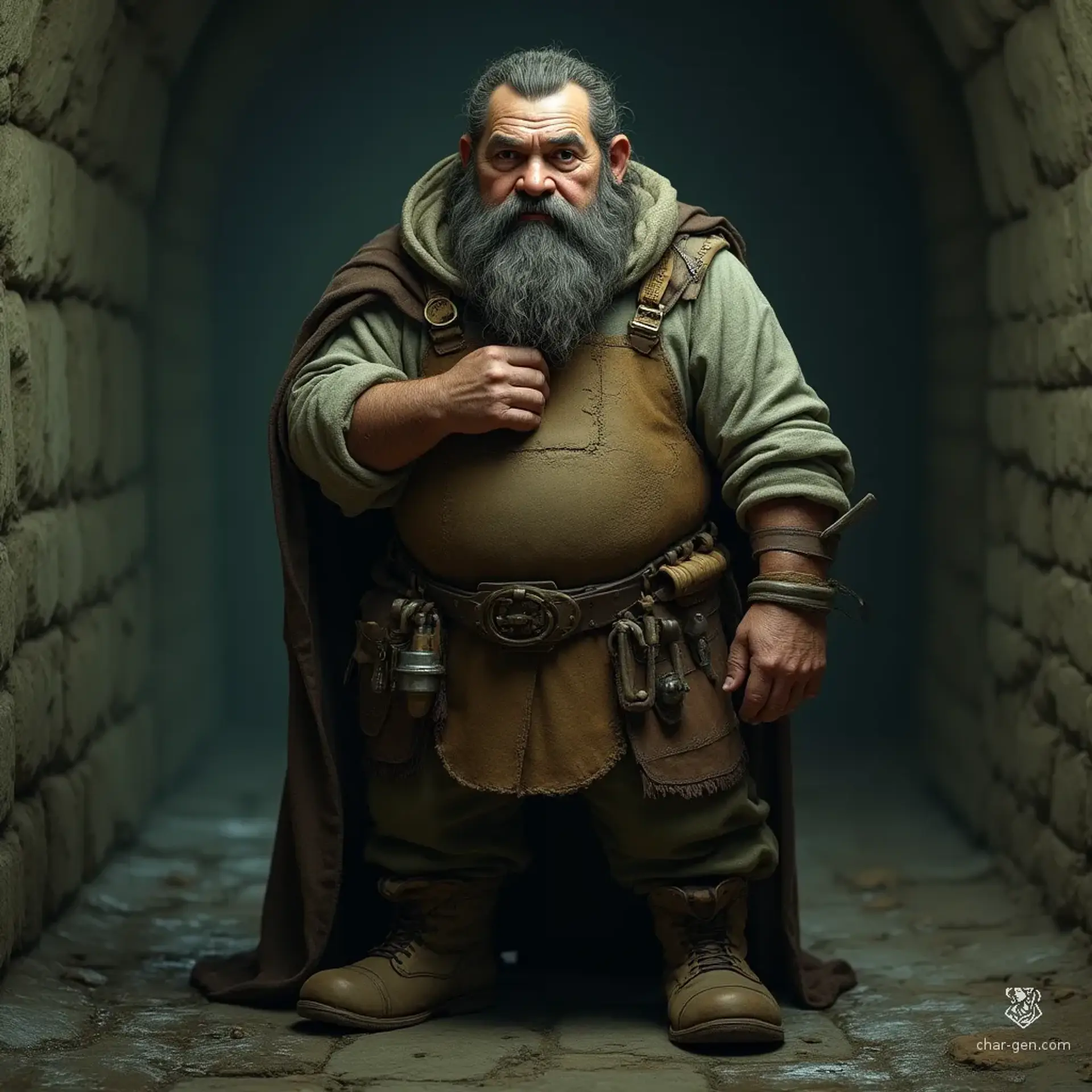 Jhalossan Turnstone - AI-generated fantasy NPC