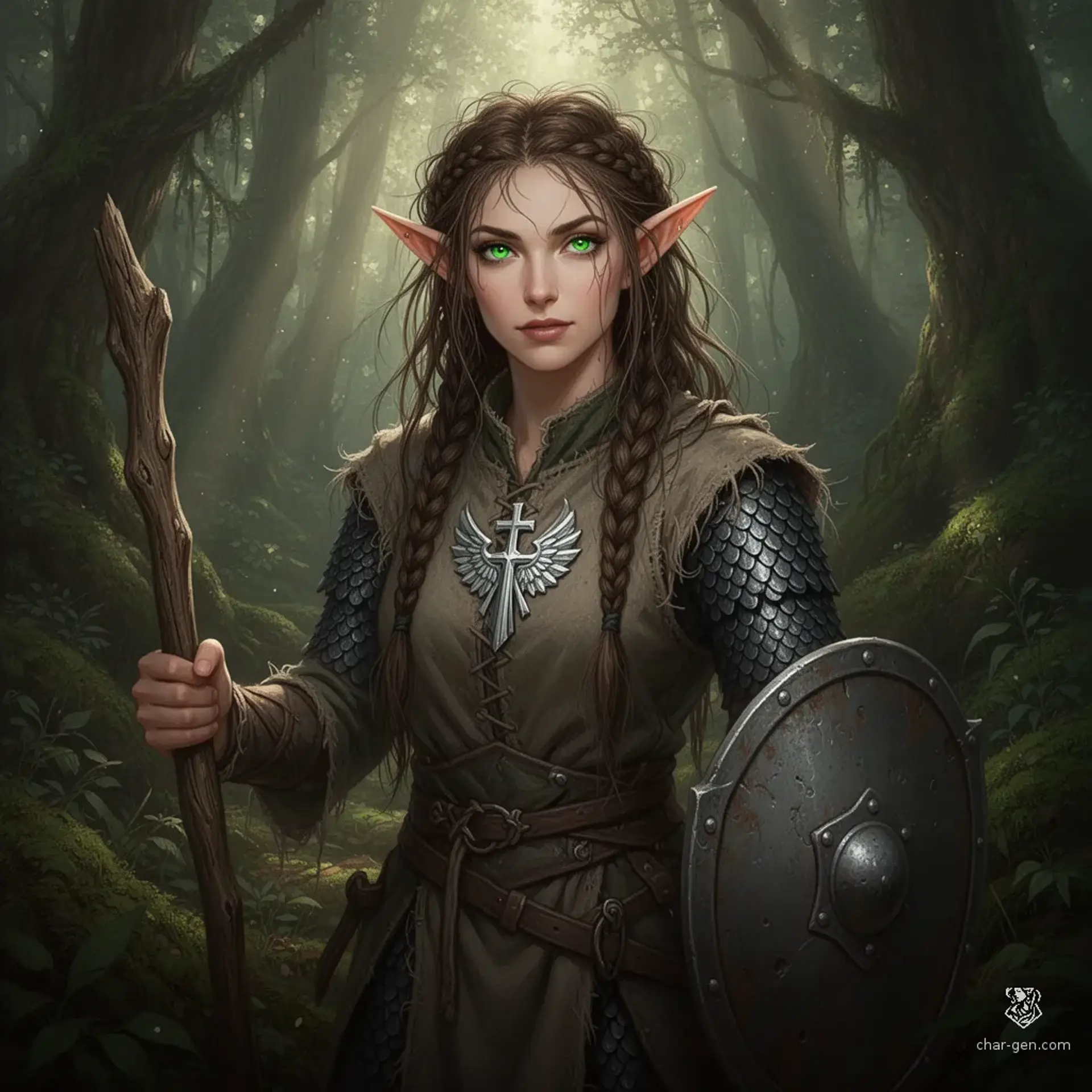 Aya Crest - AI-generated fantasy Character