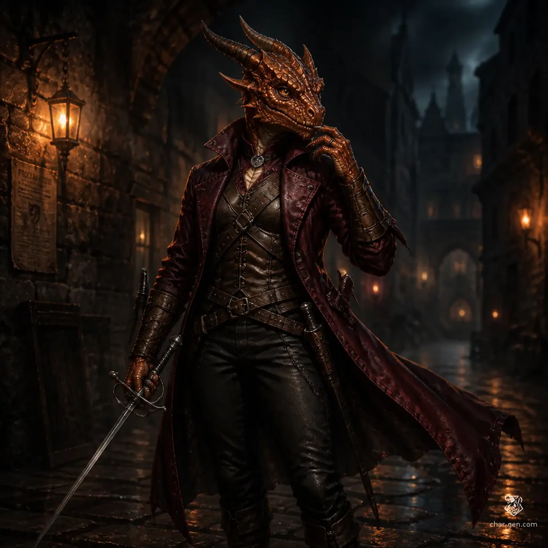 Veyra Ashmark - AI-generated fantasy Character