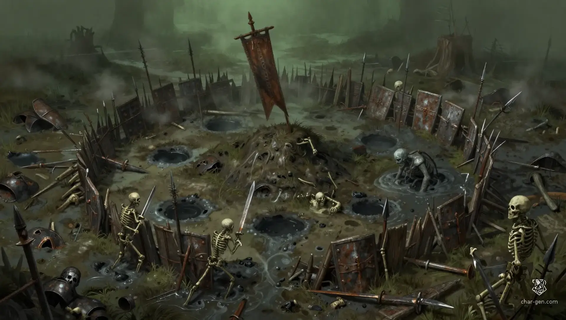 Recover the Elf Banner - AI-generated fantasy Encounter