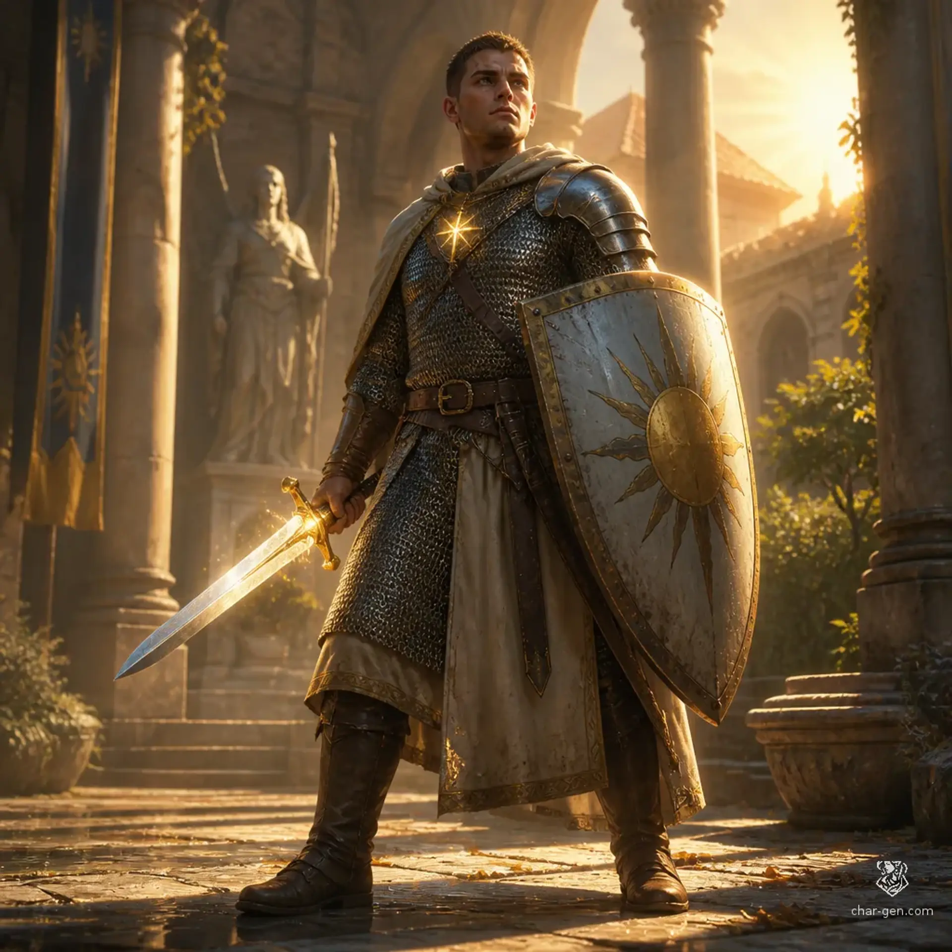 Aldric Vayne - AI-generated fantasy Character