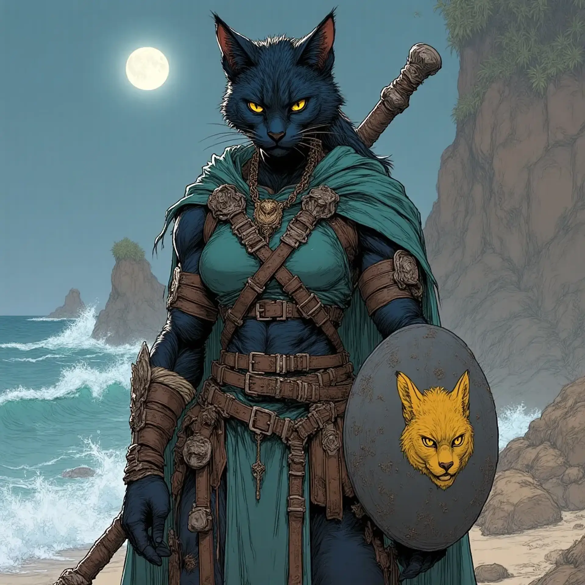 Reflection on the Jade Cliff ("Jade") - AI-generated fantasy NPC