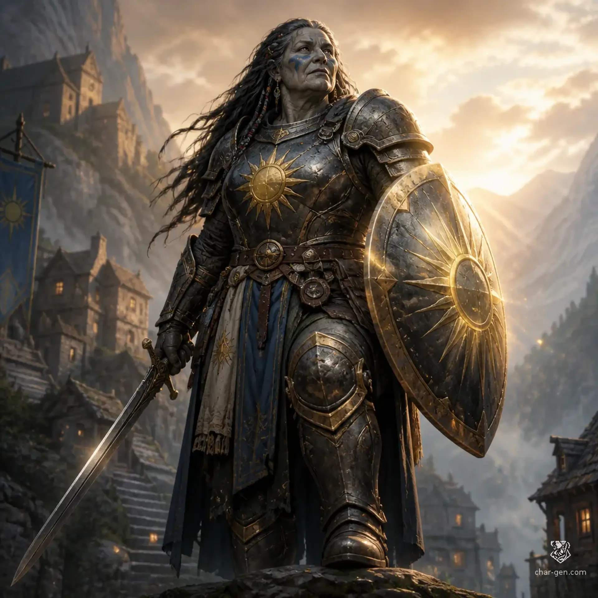 Sheshan Mirza - AI-generated fantasy Character