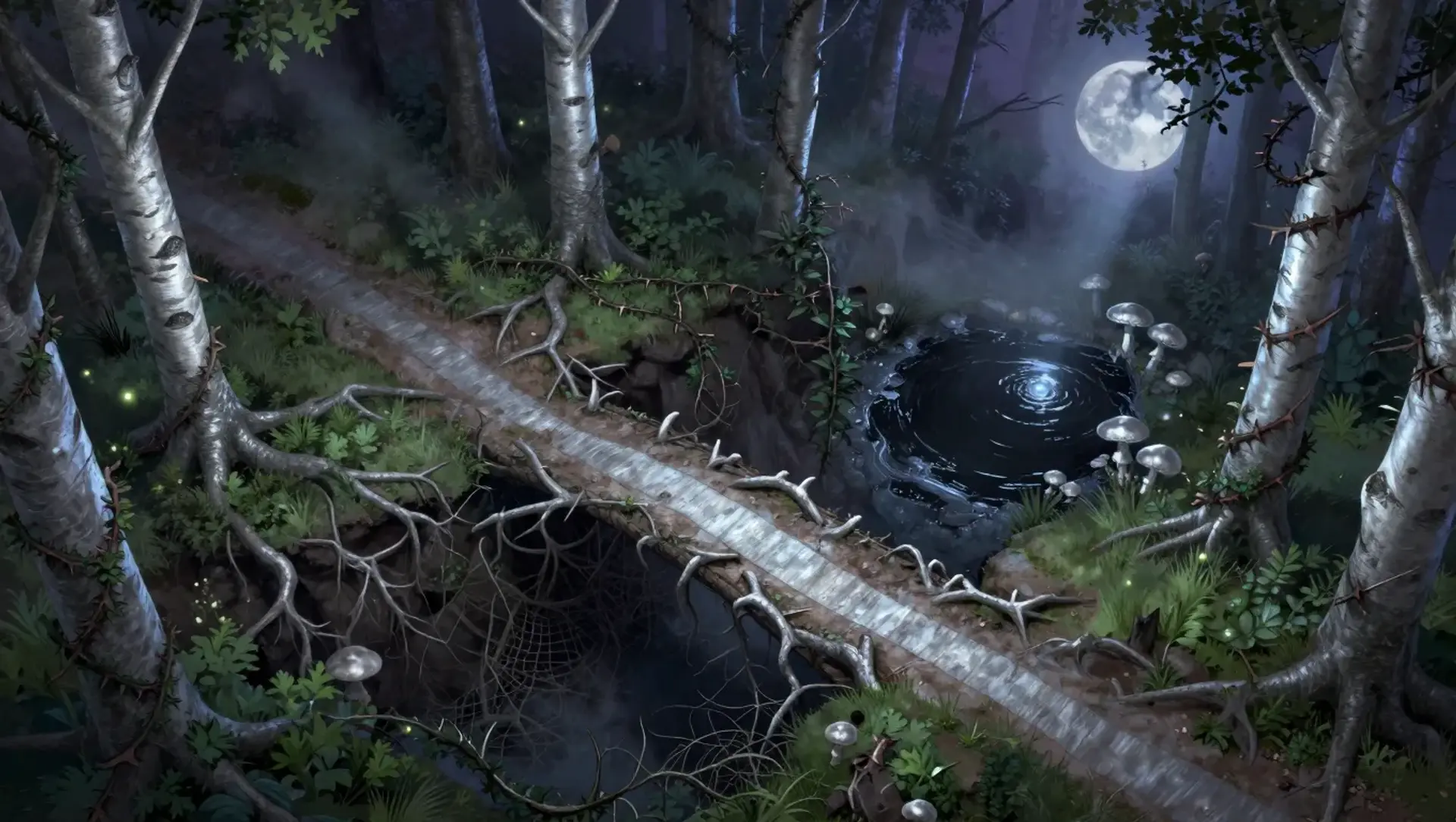 The Path That Remembers - AI-generated fantasy Encounter