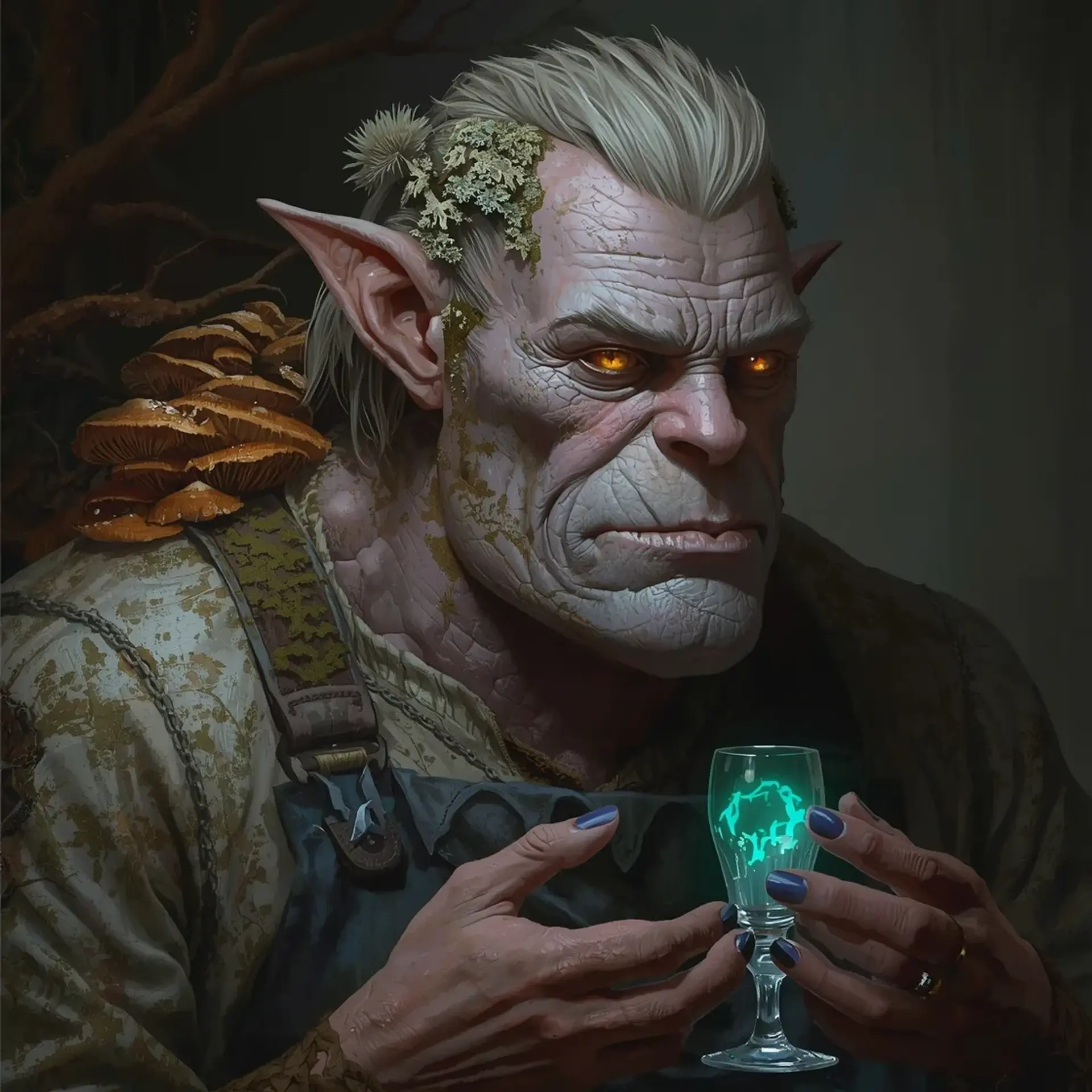 Fingal Mossheart - AI-generated fantasy NPC