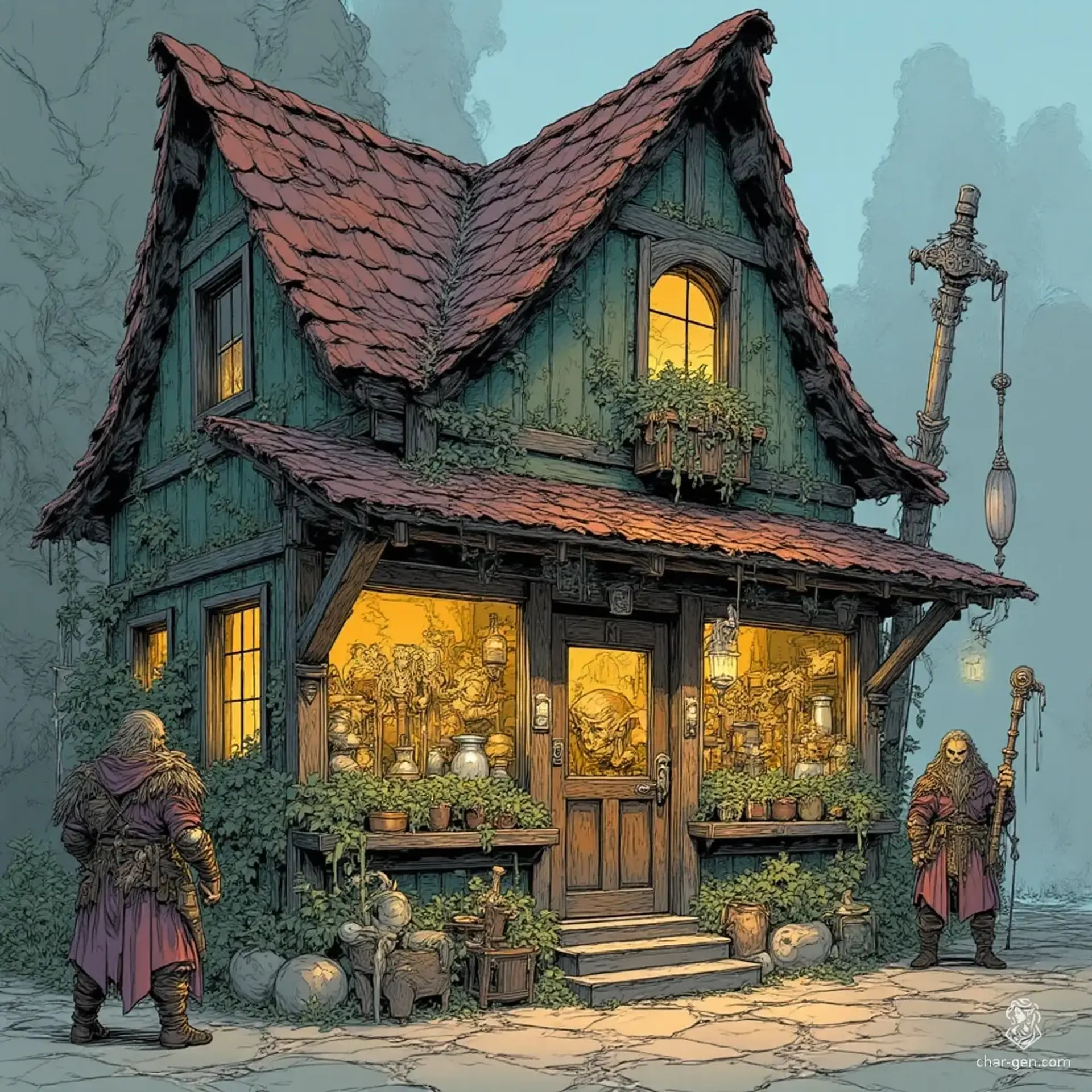 Gizzik's Goblinforge - AI-generated fantasy Shop