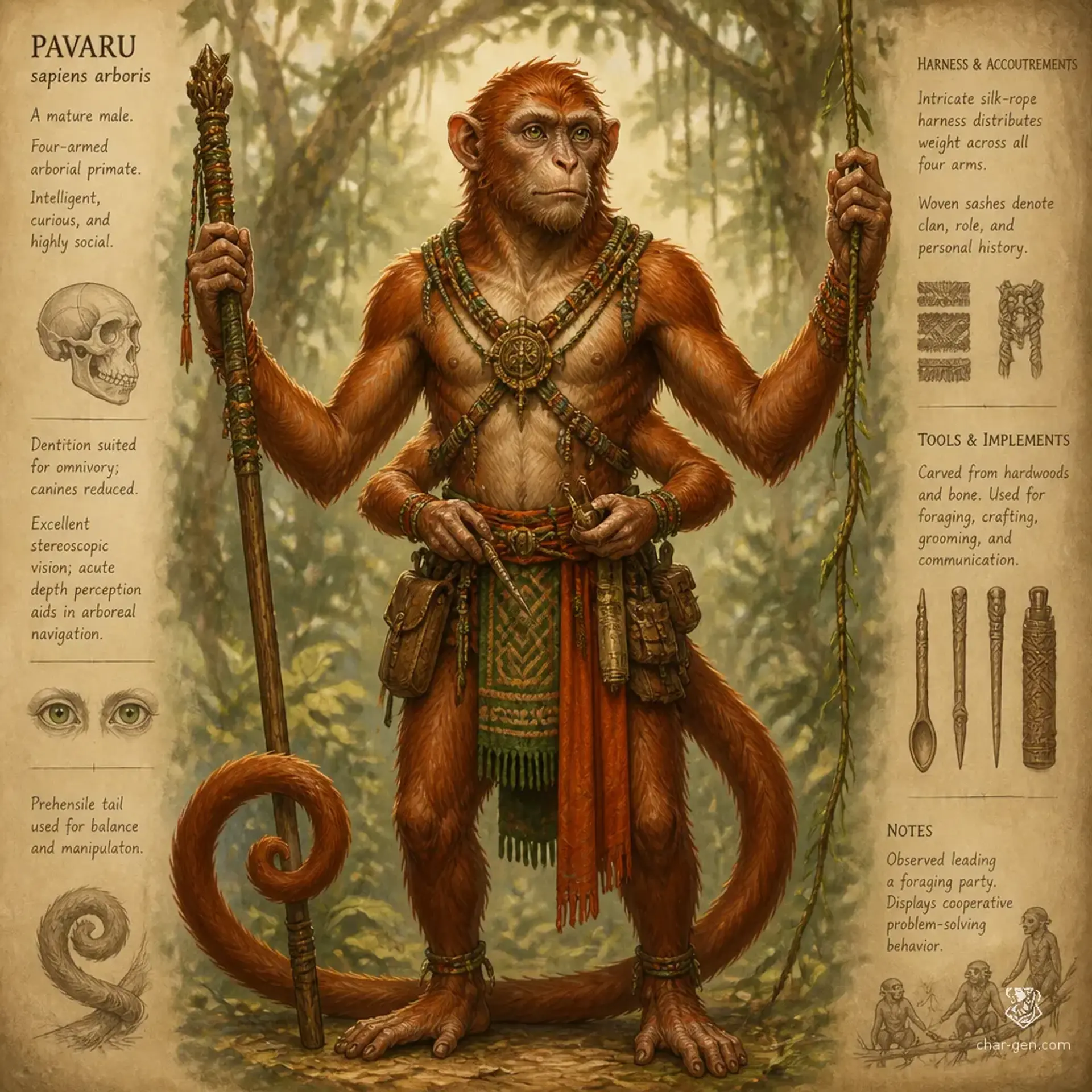 Sambar-Sim - AI-generated fantasy Species