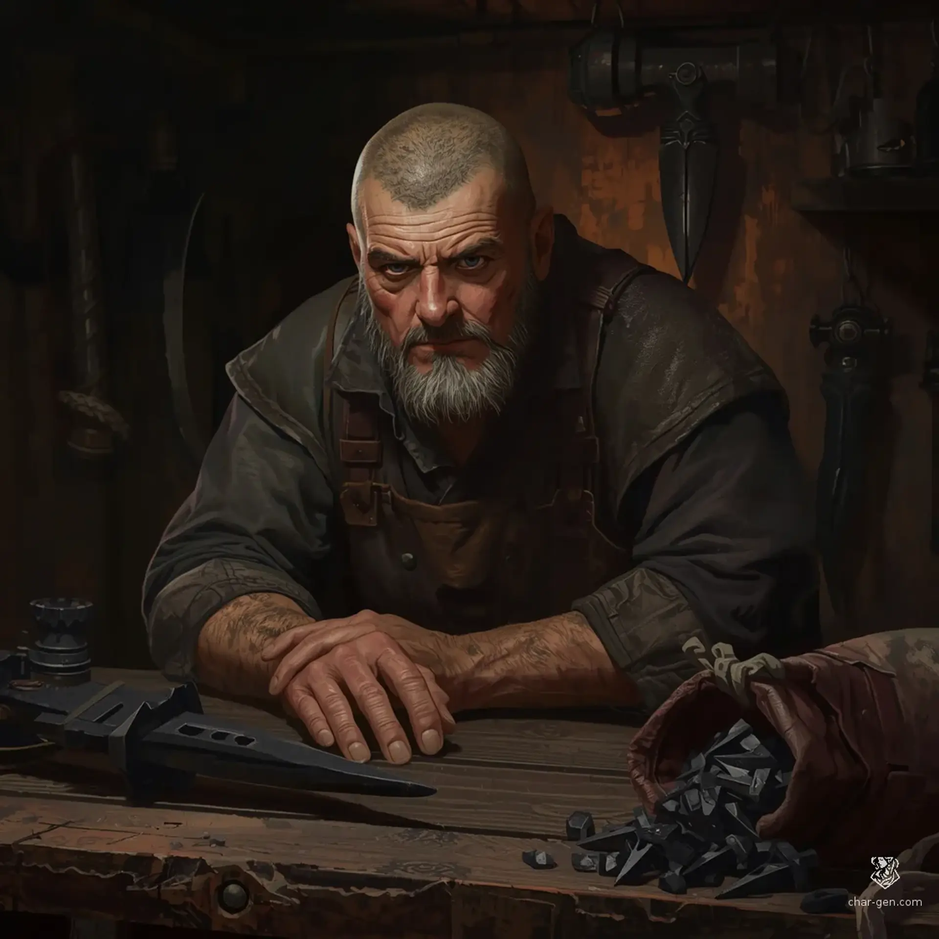 The Muted Anvil - AI-generated fantasy Shop
