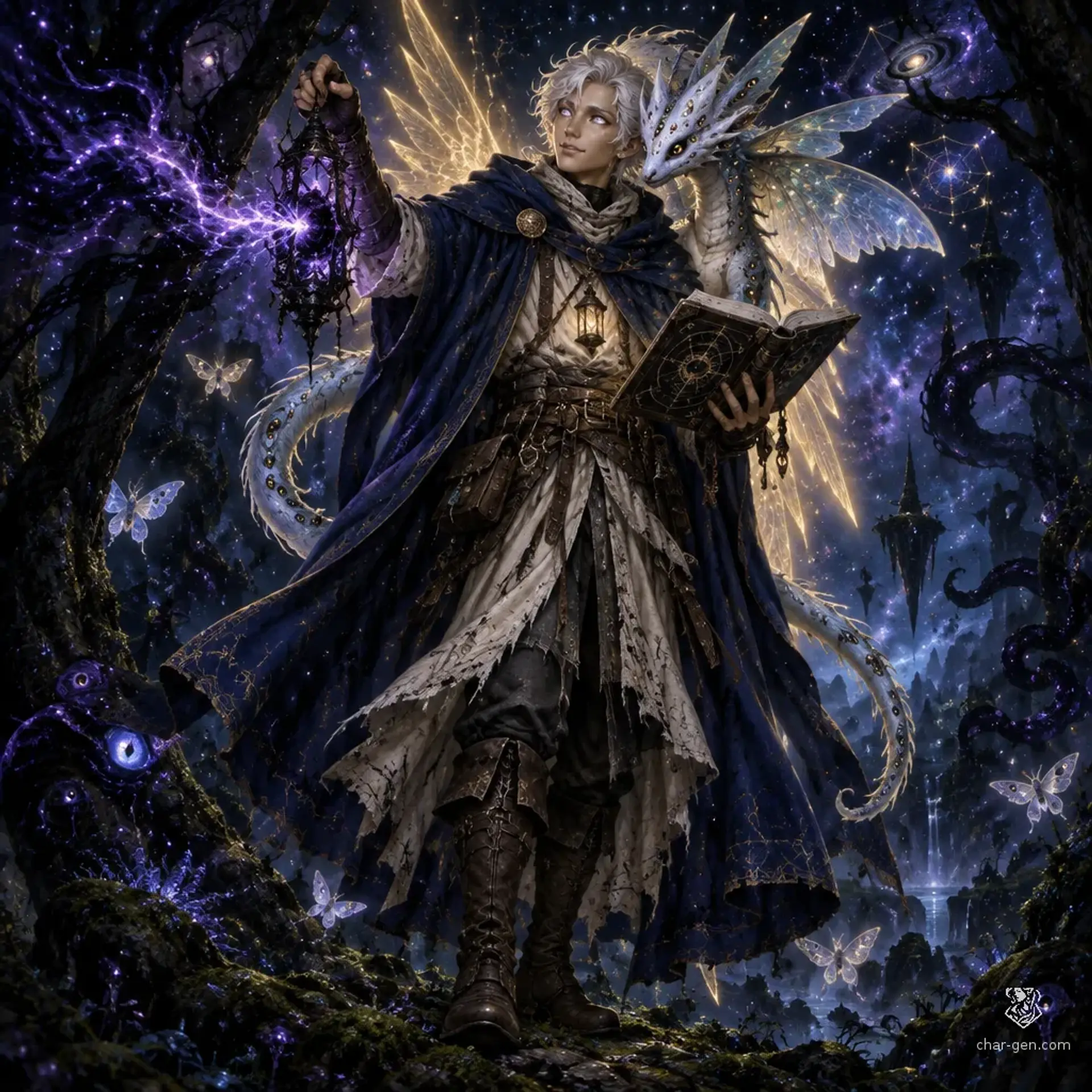 Lamp - AI-generated fantasy Character