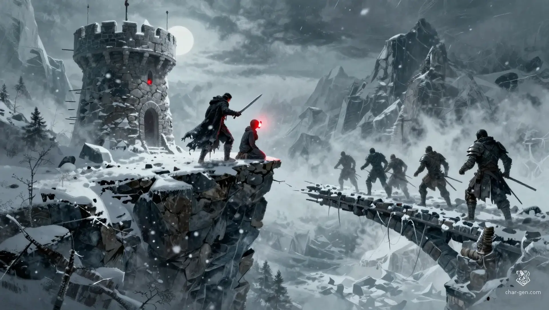 The Shadow of the Ruby - AI-generated fantasy Quest