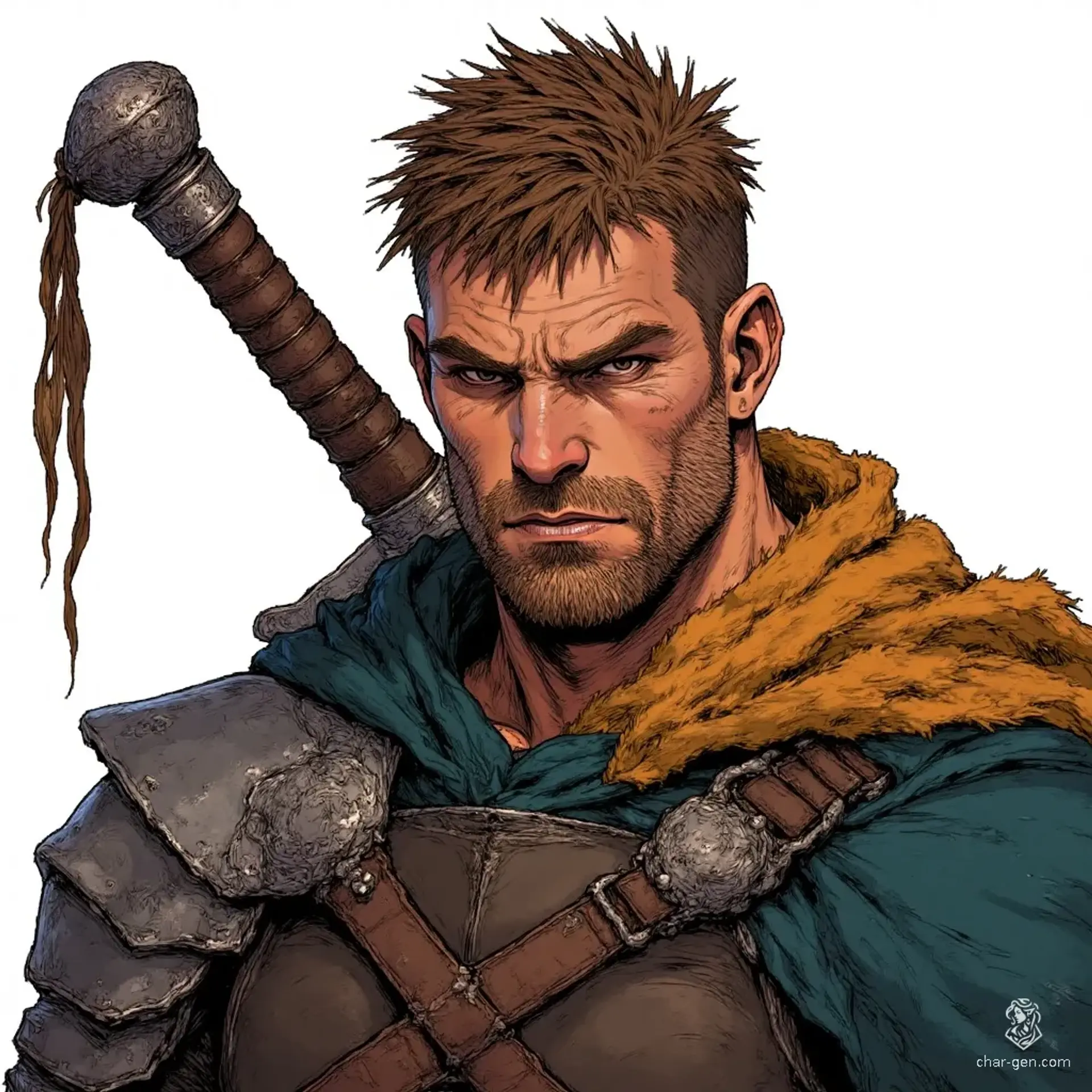 Cedrik Tharven - AI-generated fantasy NPC