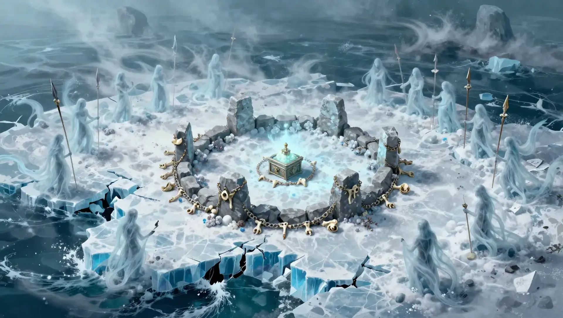 Die Muschelkiste muss unversehrt bleiben - AI-generated fantasy Encounter
