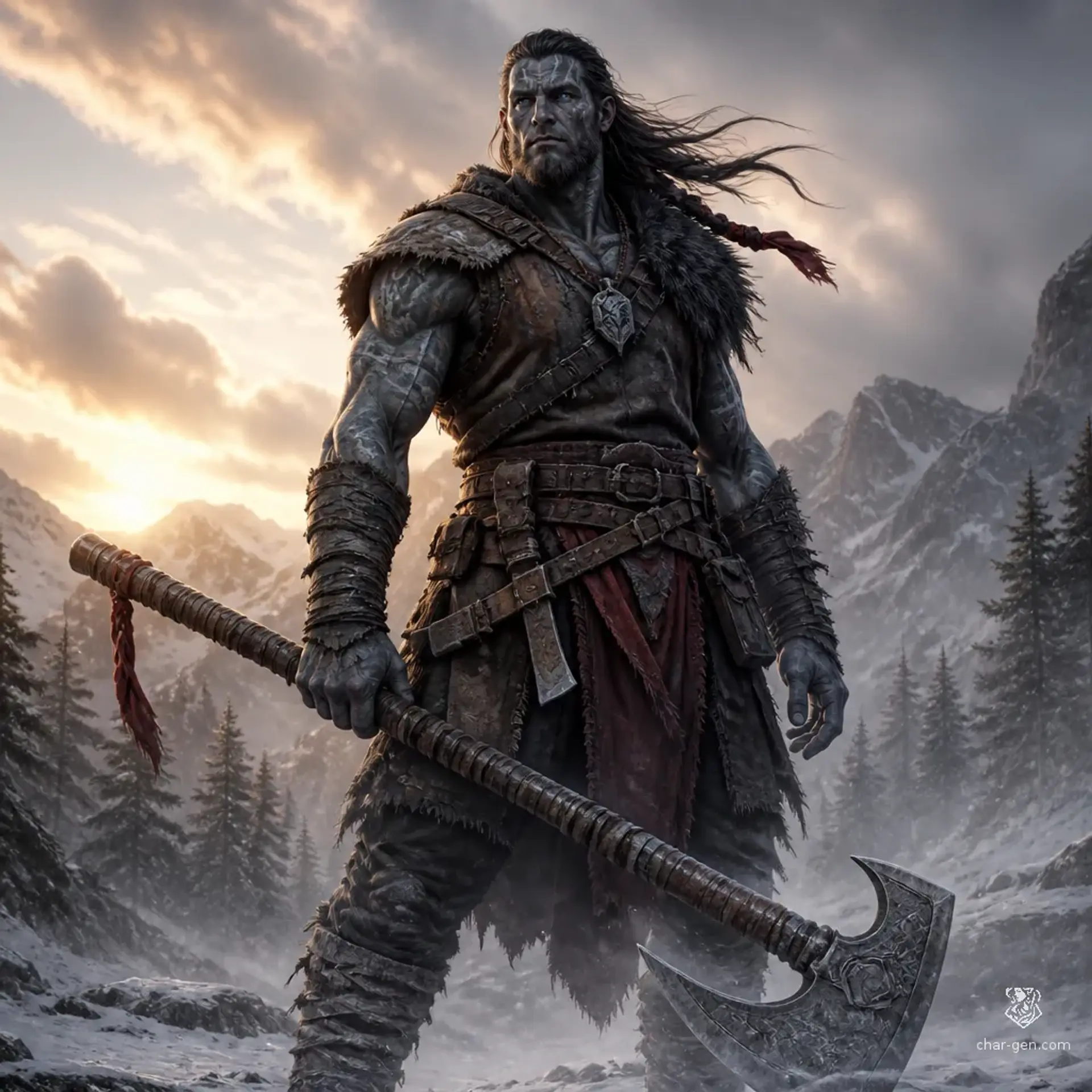 Vesko Mirov - AI-generated fantasy Character
