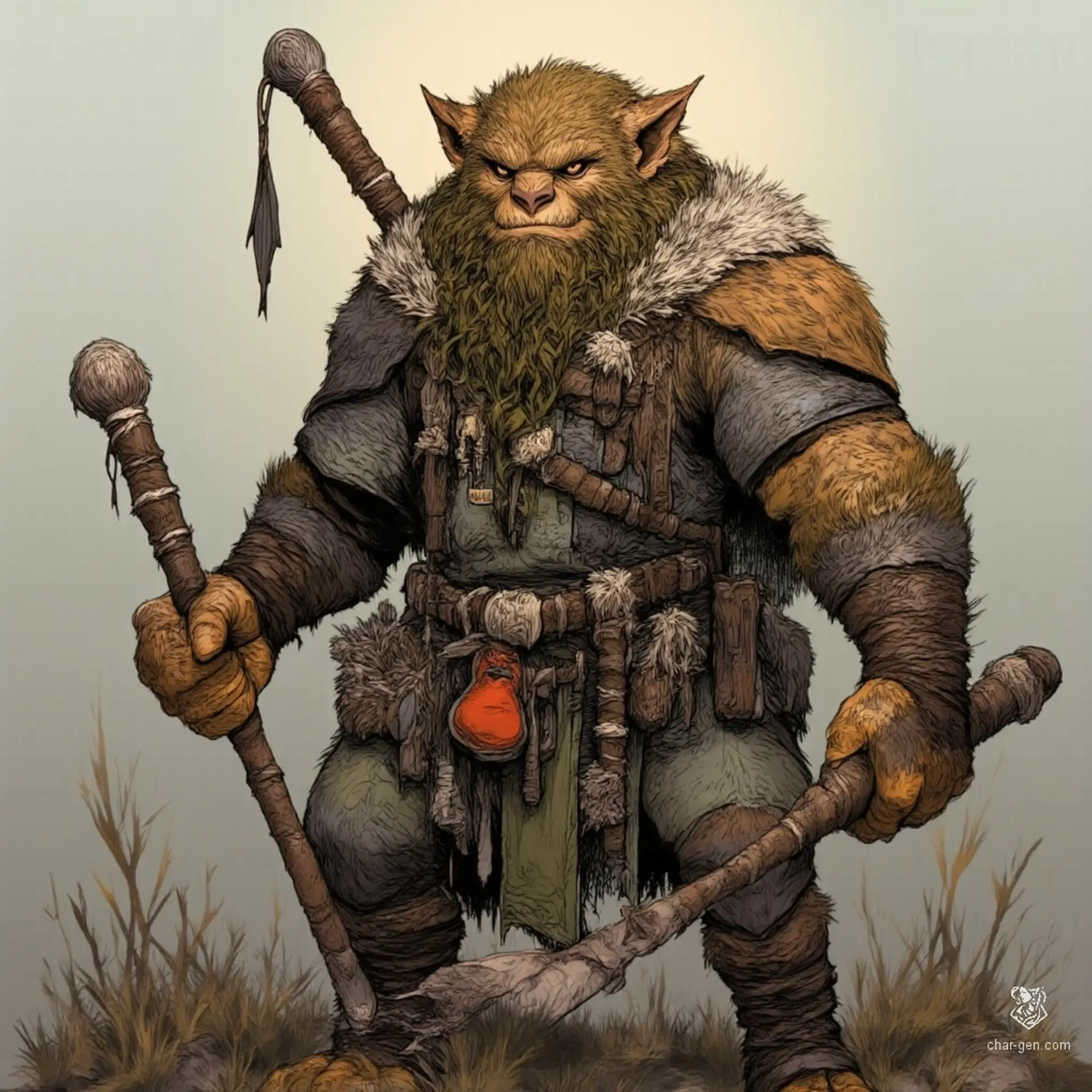 Gharak Thornmoss - AI-generated fantasy NPC