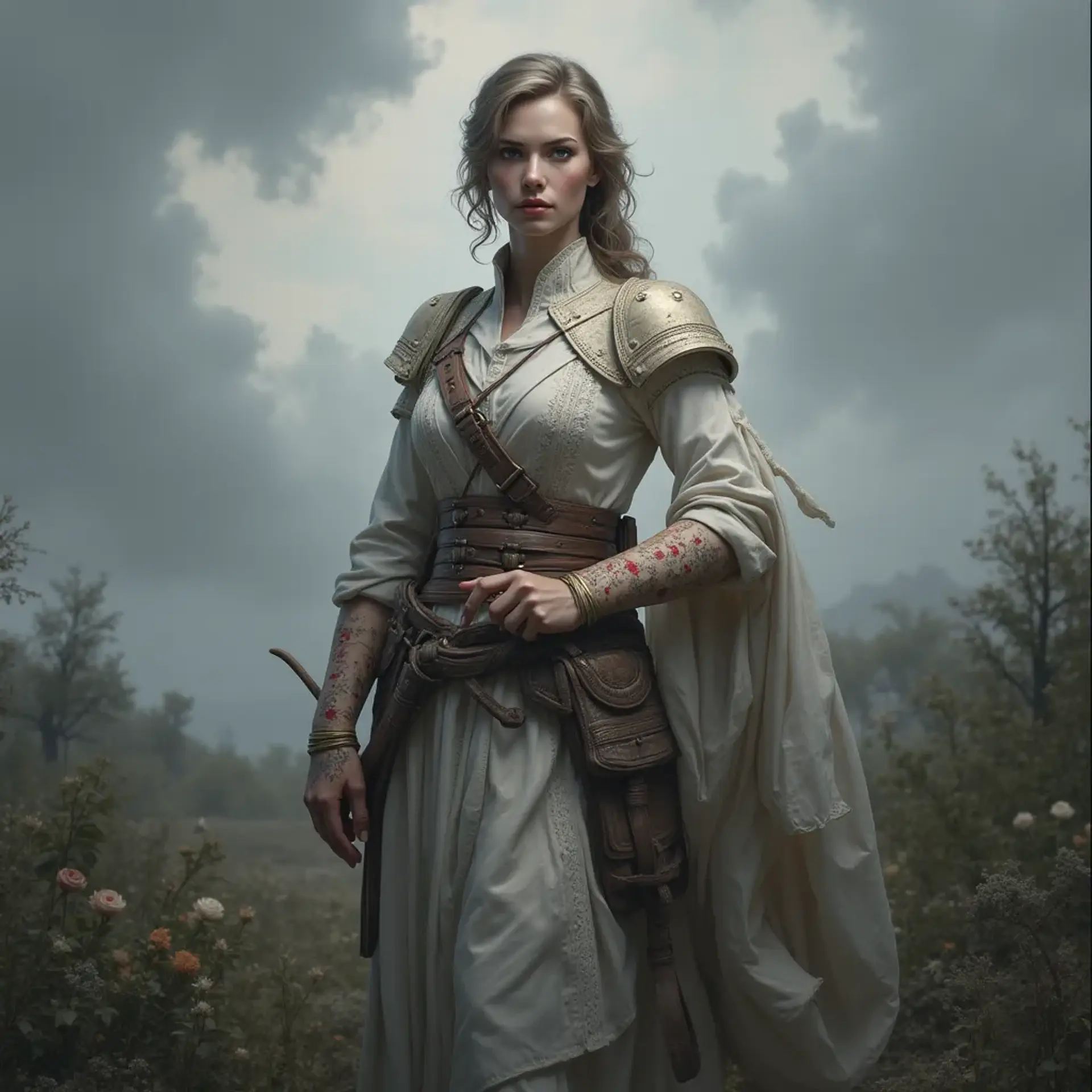 Duchess Maereth Vox - AI-generated fantasy NPC