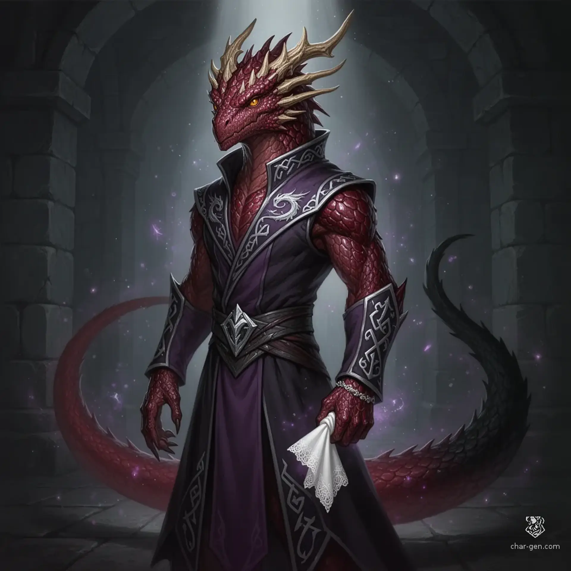 Vaxerion Garkul - AI-generated fantasy NPC