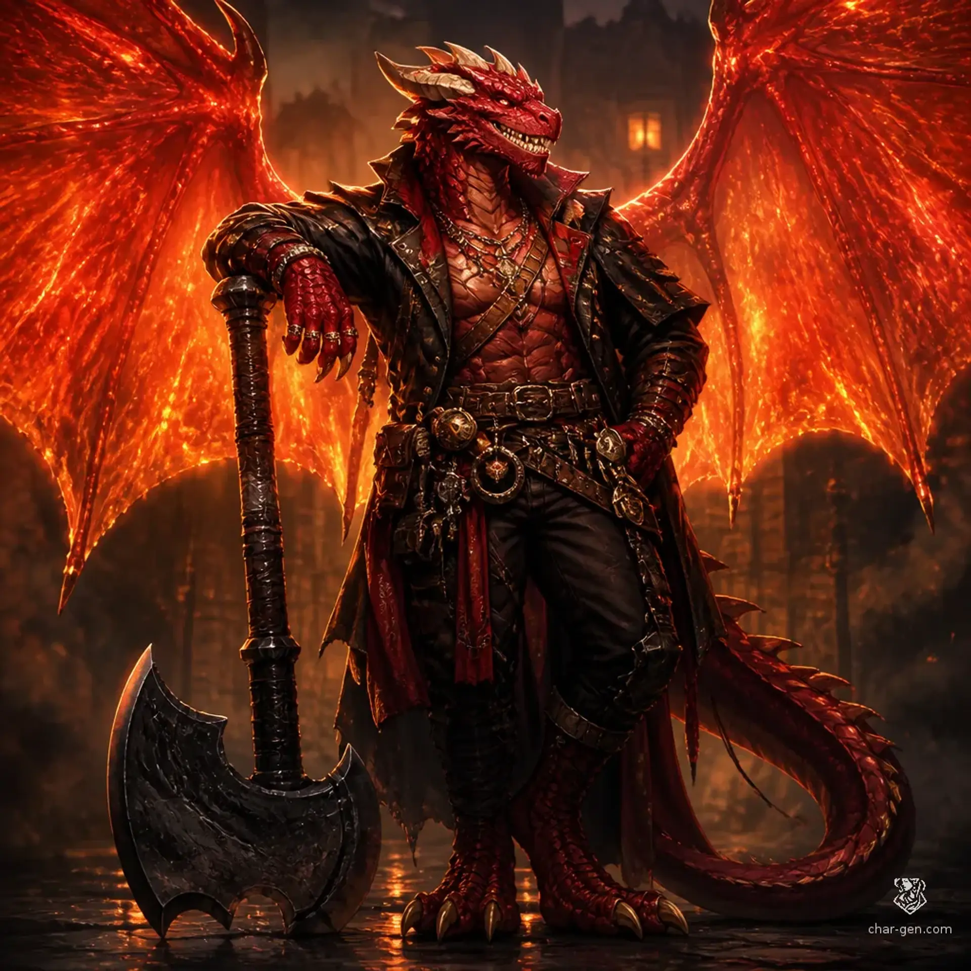 Luna Housebreaker - AI-generated fantasy Character